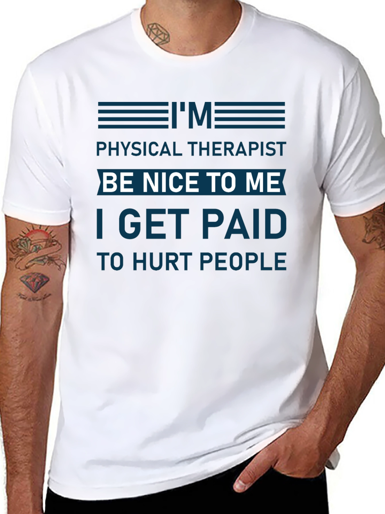 Funny Physical Therapist T-Shirt - Be Nice To Me