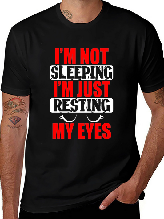 Funny Resting My Eyes Graphic T-Shirt