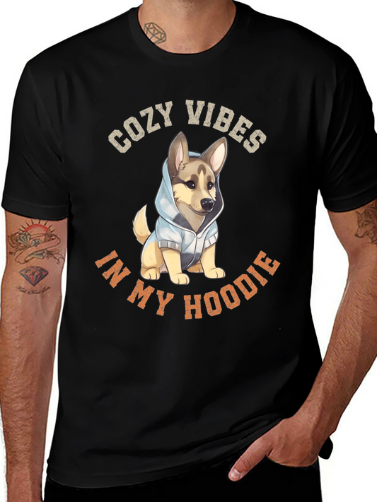 Cozy Vibes Dog Hoodie T-Shirt