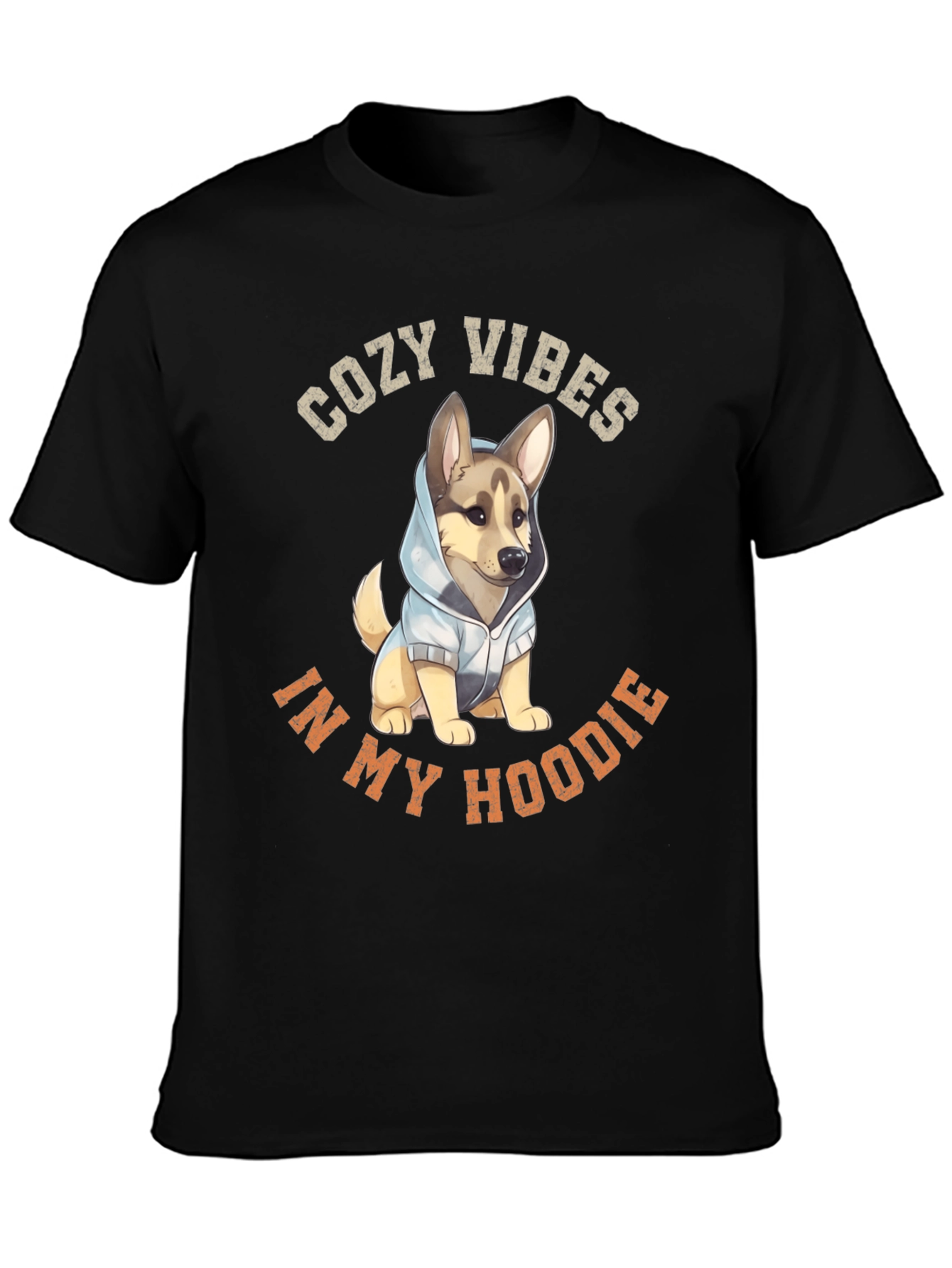 Cozy Vibes Dog Hoodie T-Shirt