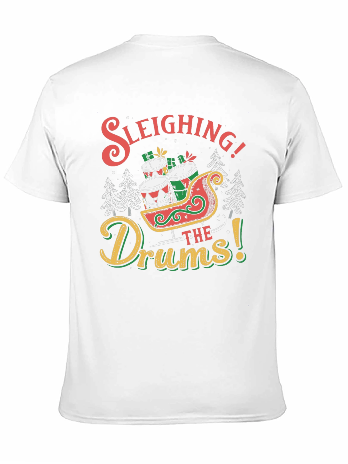 Sleighing the Drums Christmas T-Shirt