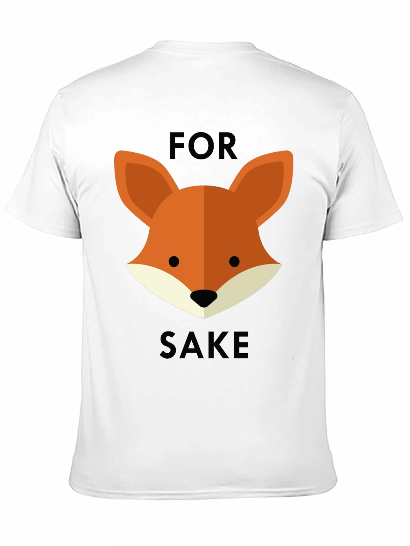 For Fox Sake Graphic Tee - Black T-Shirt