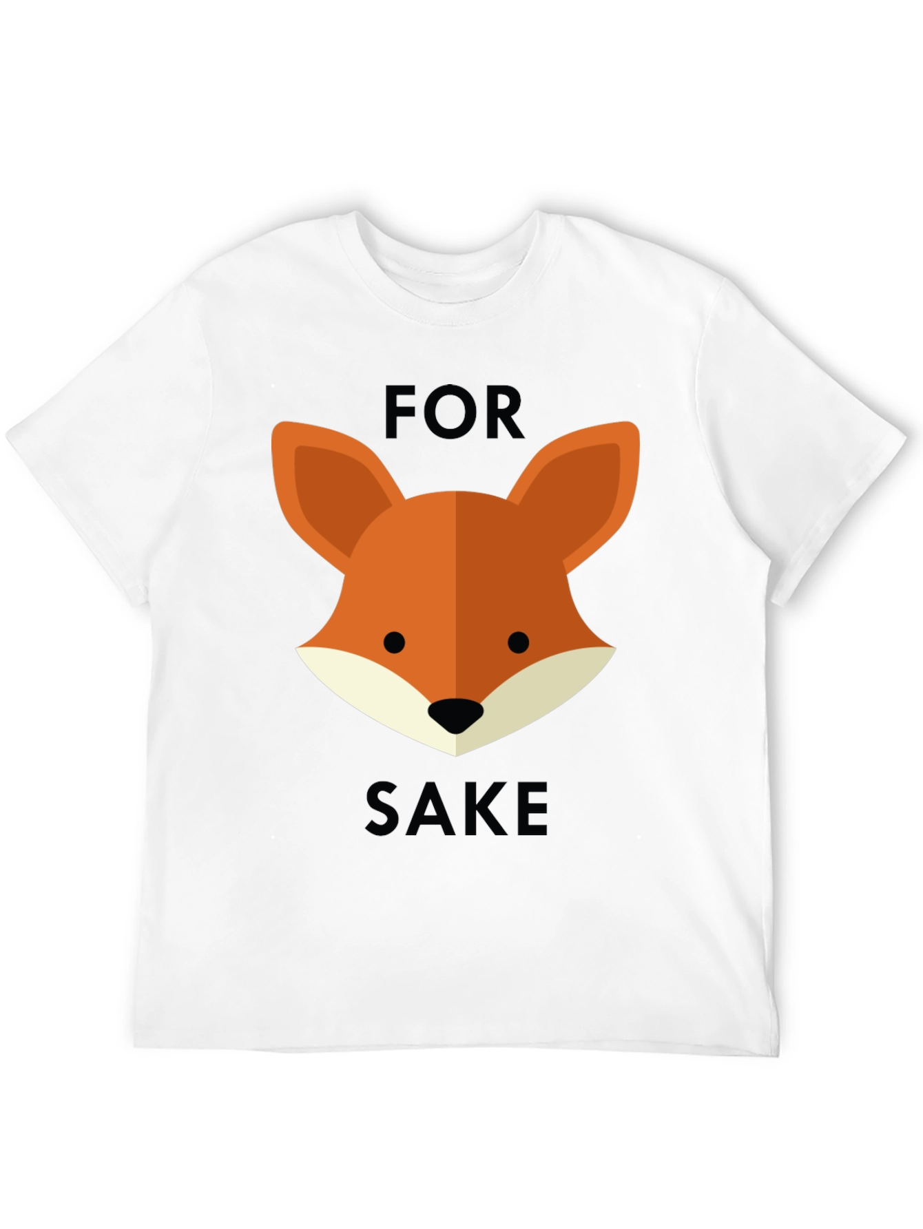 For Fox Sake Graphic Tee - Black T-Shirt