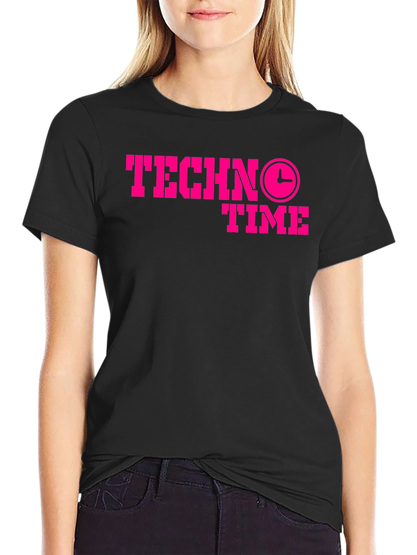 Techno Time Graphic Tee - Party Ready!