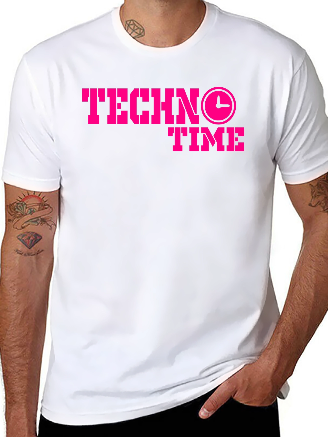 Techno Time Graphic Tee - Party Ready!