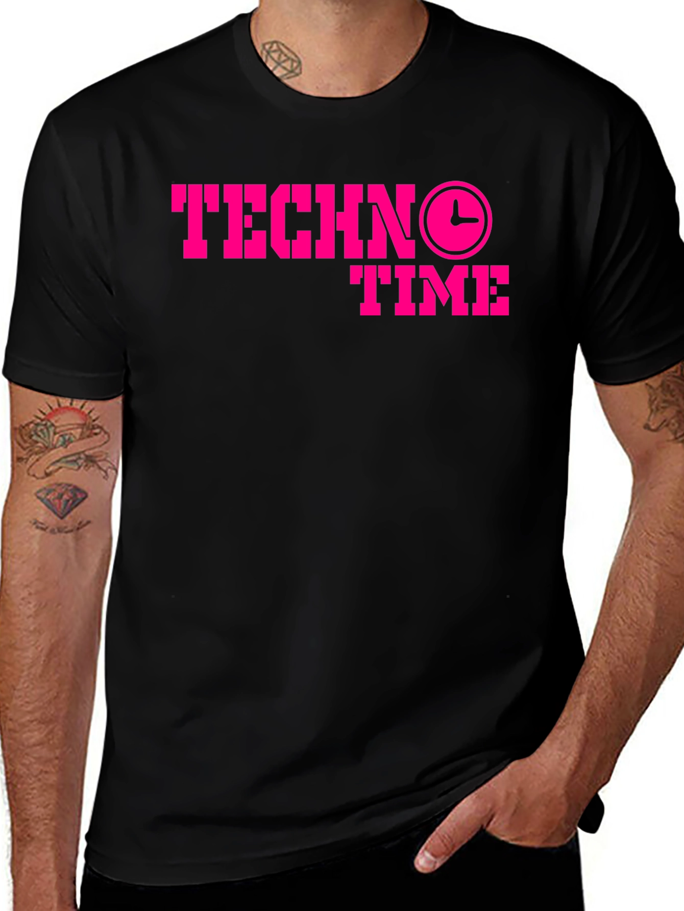 Techno Time Graphic Tee - Party Ready!