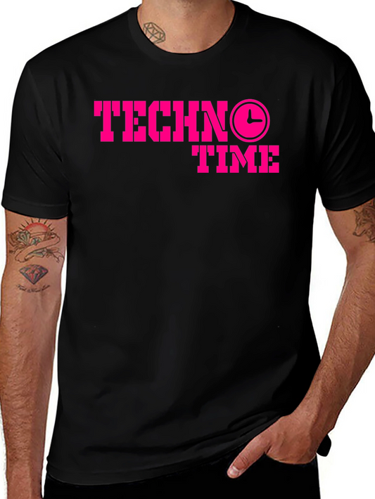 Techno Time Graphic Tee - Party Ready!
