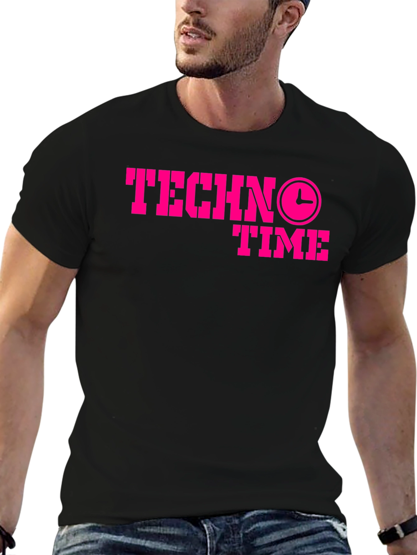Techno Time Graphic Tee - Party Ready!