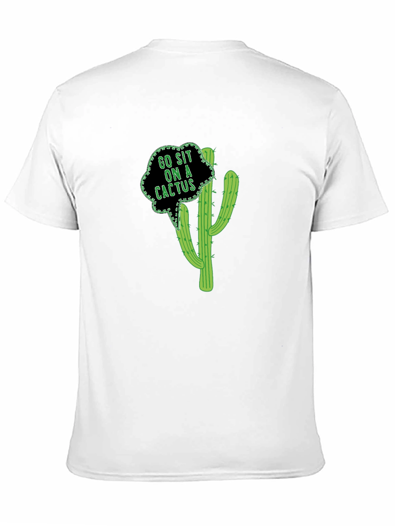 Go Sit On A Cactus Funny Graphic Tee