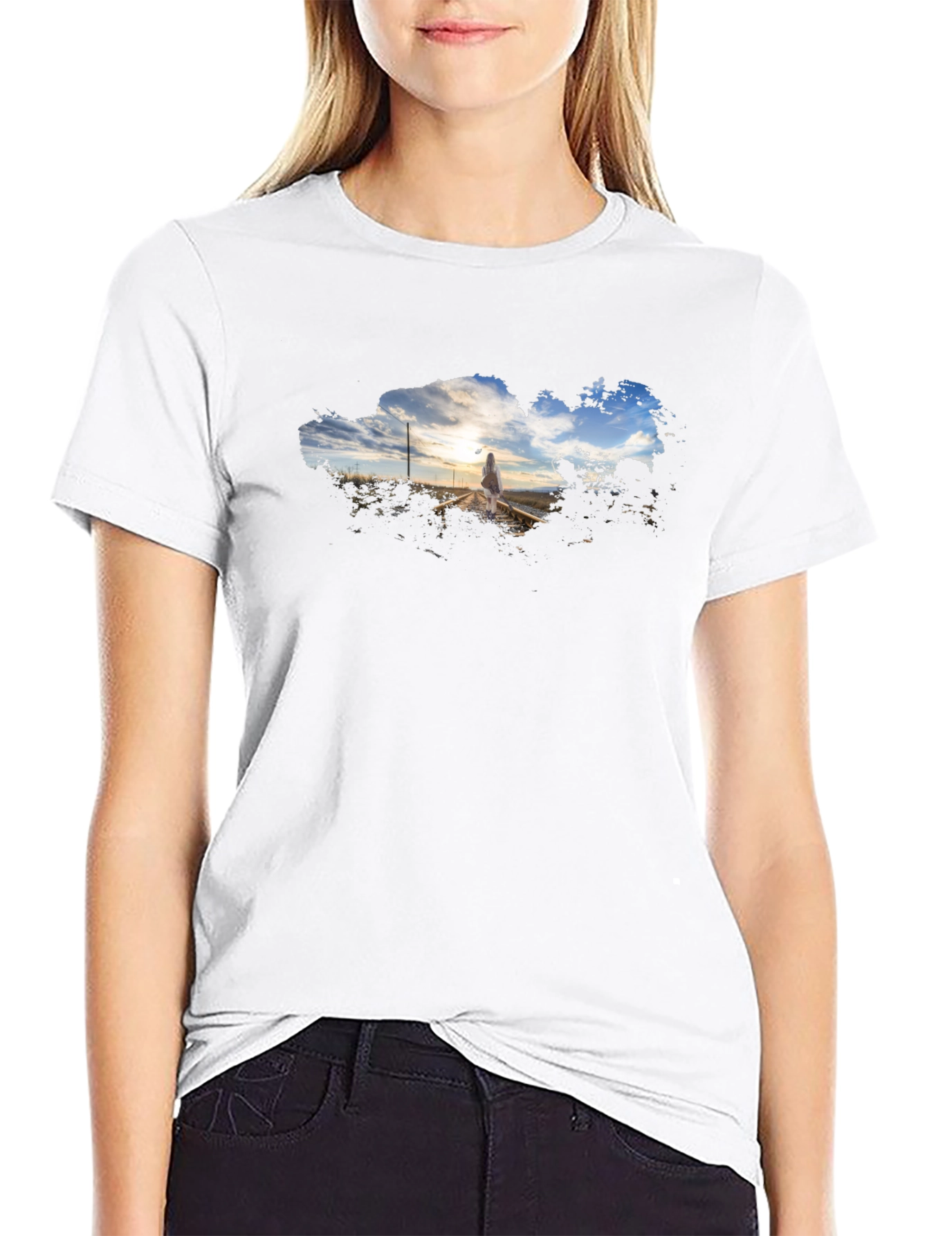 Railway Sunset T-Shirt