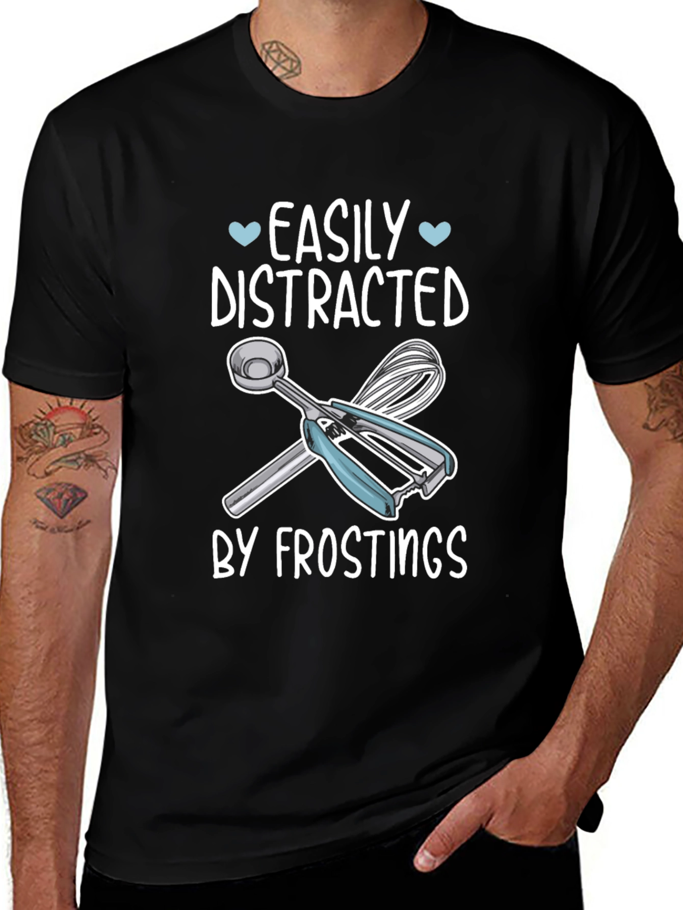 Easily Distracted By Frostings Graphic T-Shirt