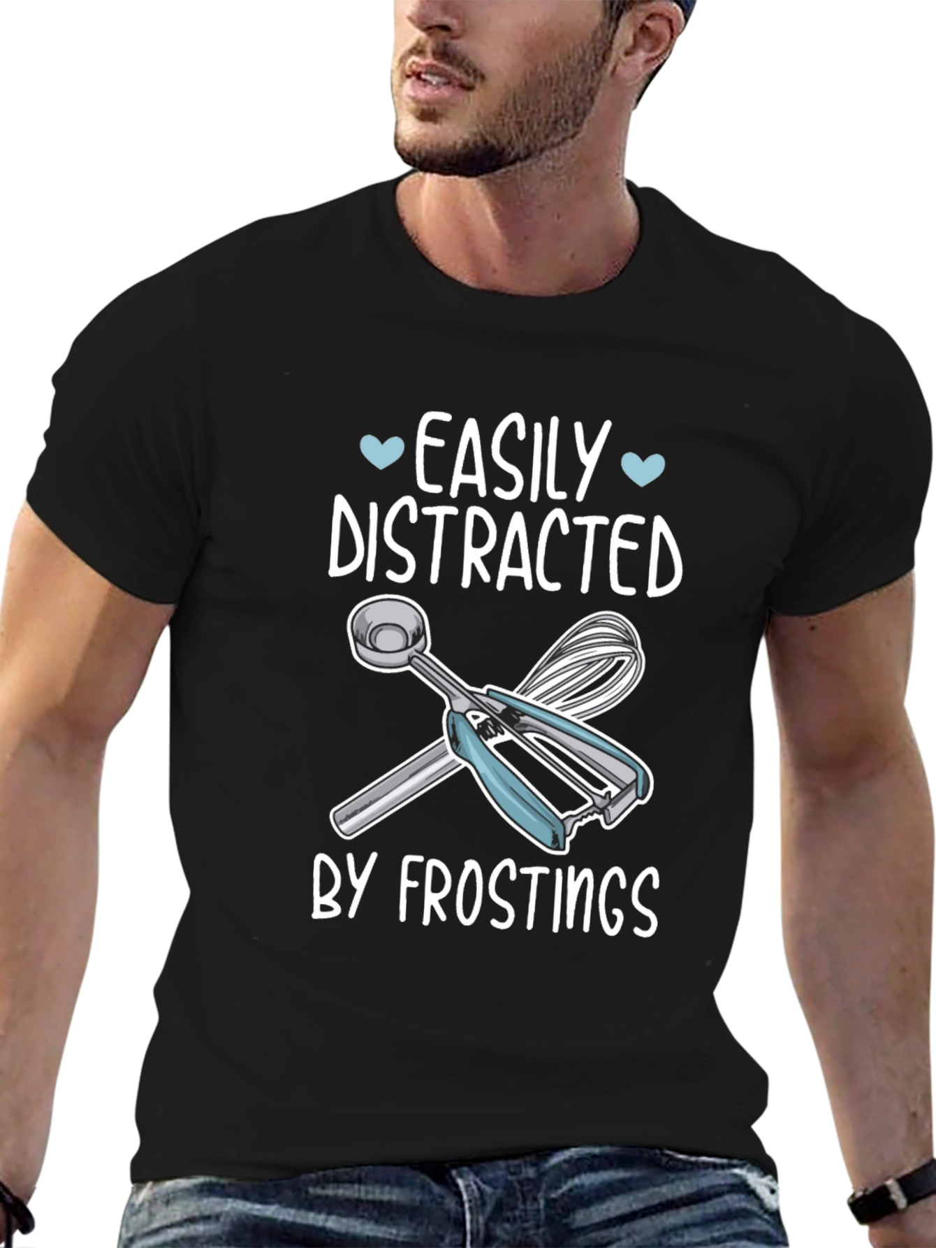 Easily Distracted By Frostings Graphic T-Shirt