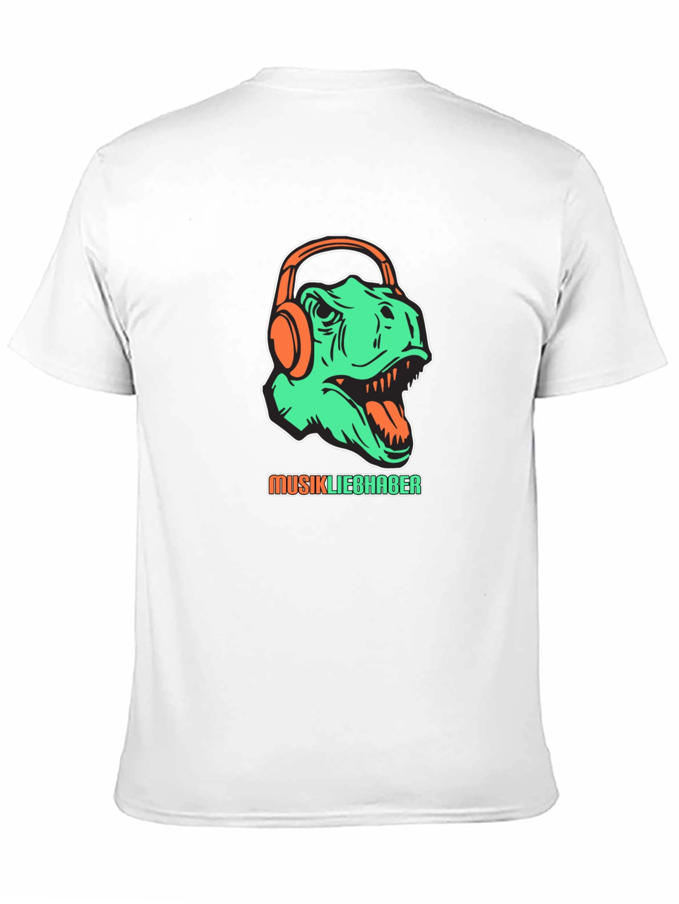 Dino Music Lover T-Shirt - Graphic Tee