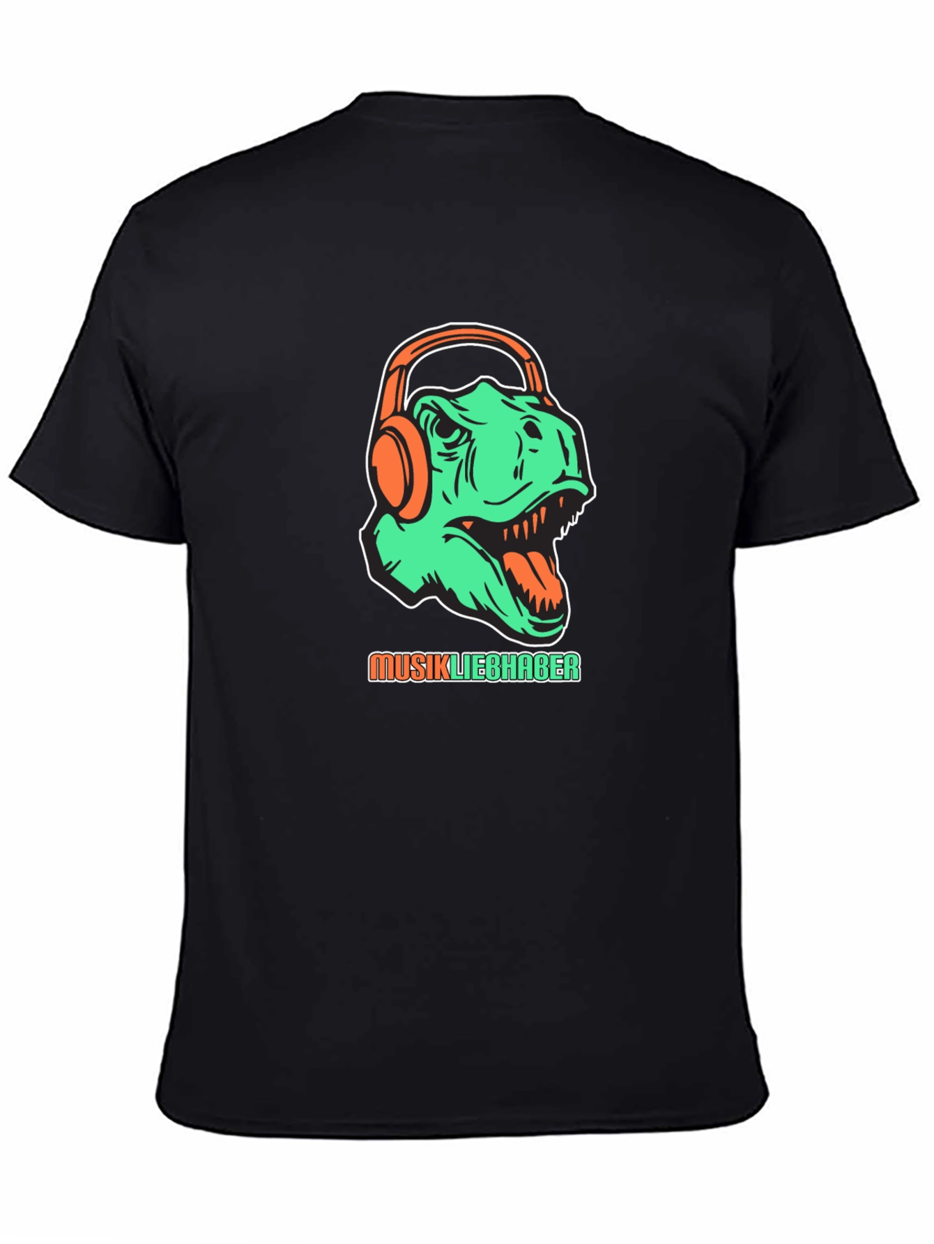 Dino Music Lover T-Shirt - Graphic Tee