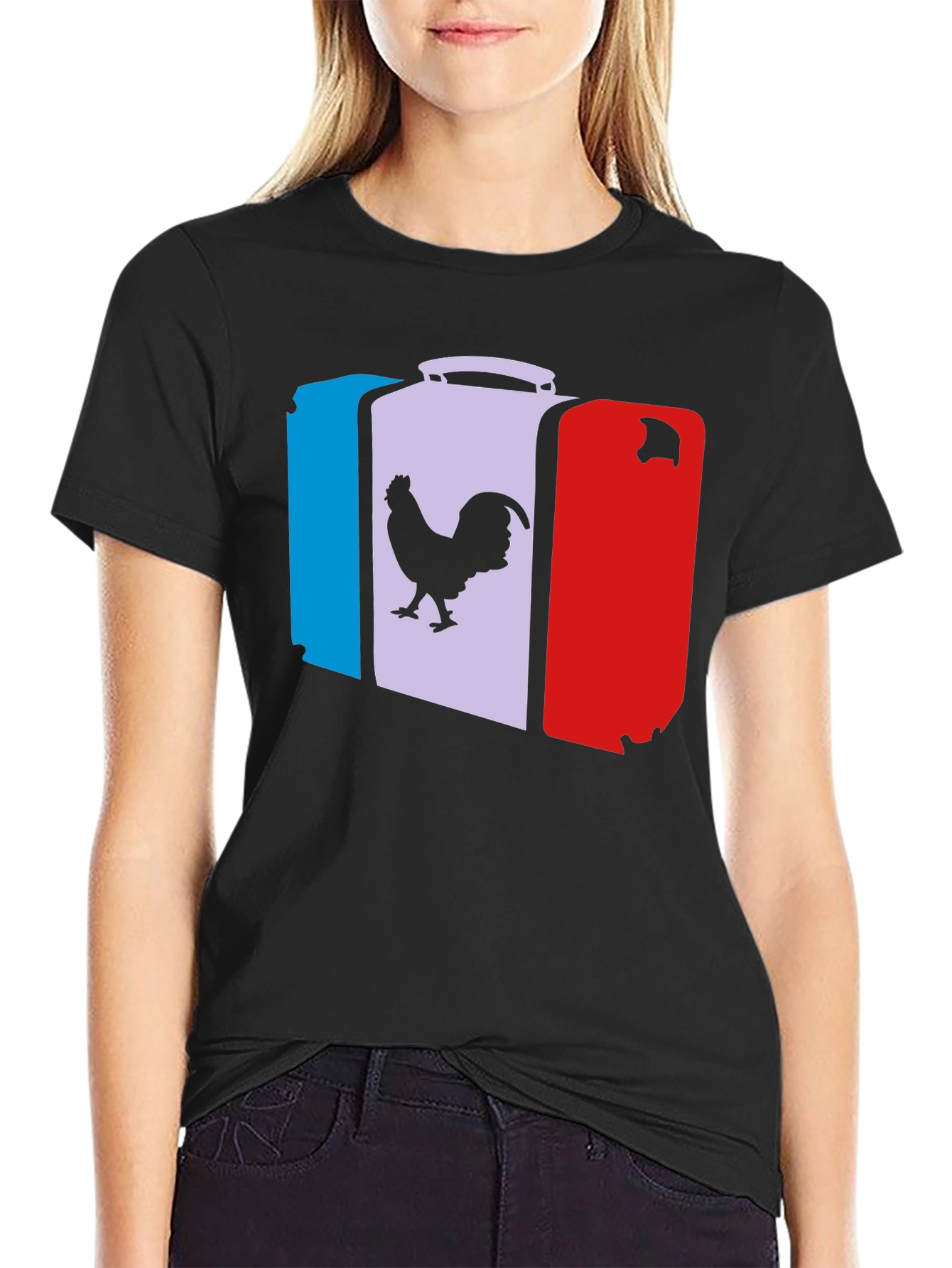 French Flag Suitcase T-Shirt
