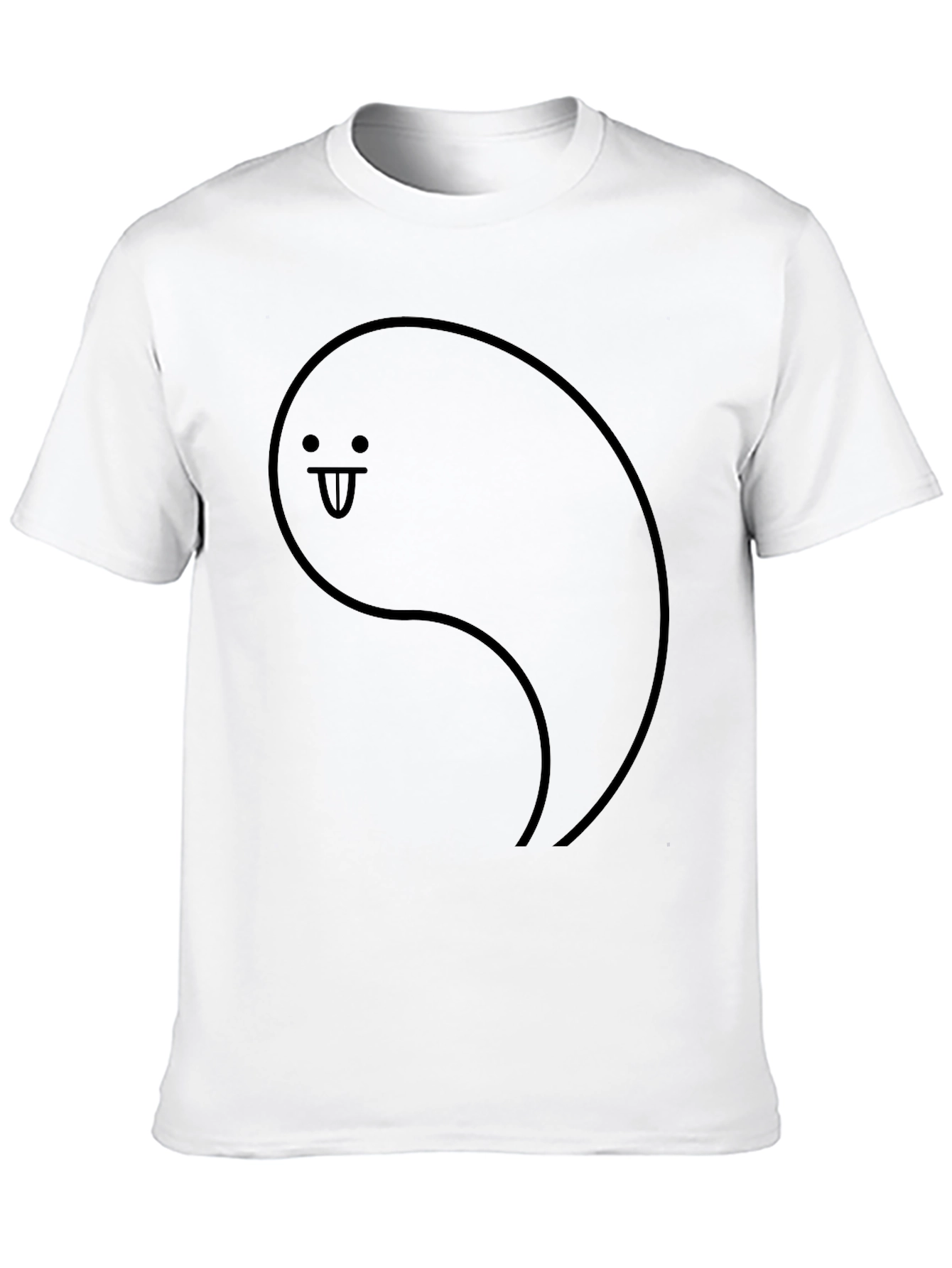 Funny Face Black Graphic T-Shirt