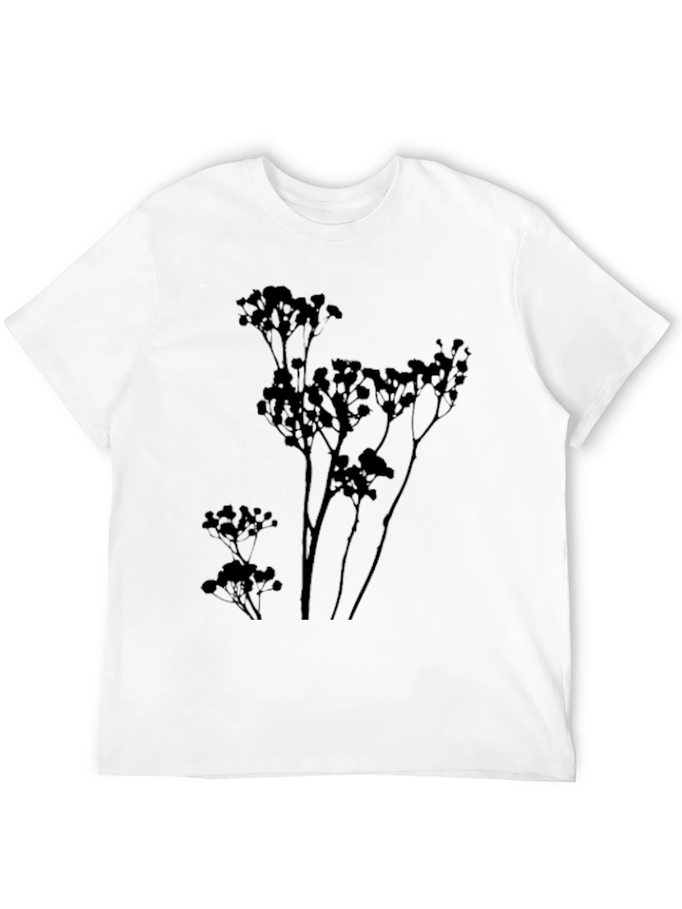 Botanical Silhouette Tee - Modern Graphic T-Shirt