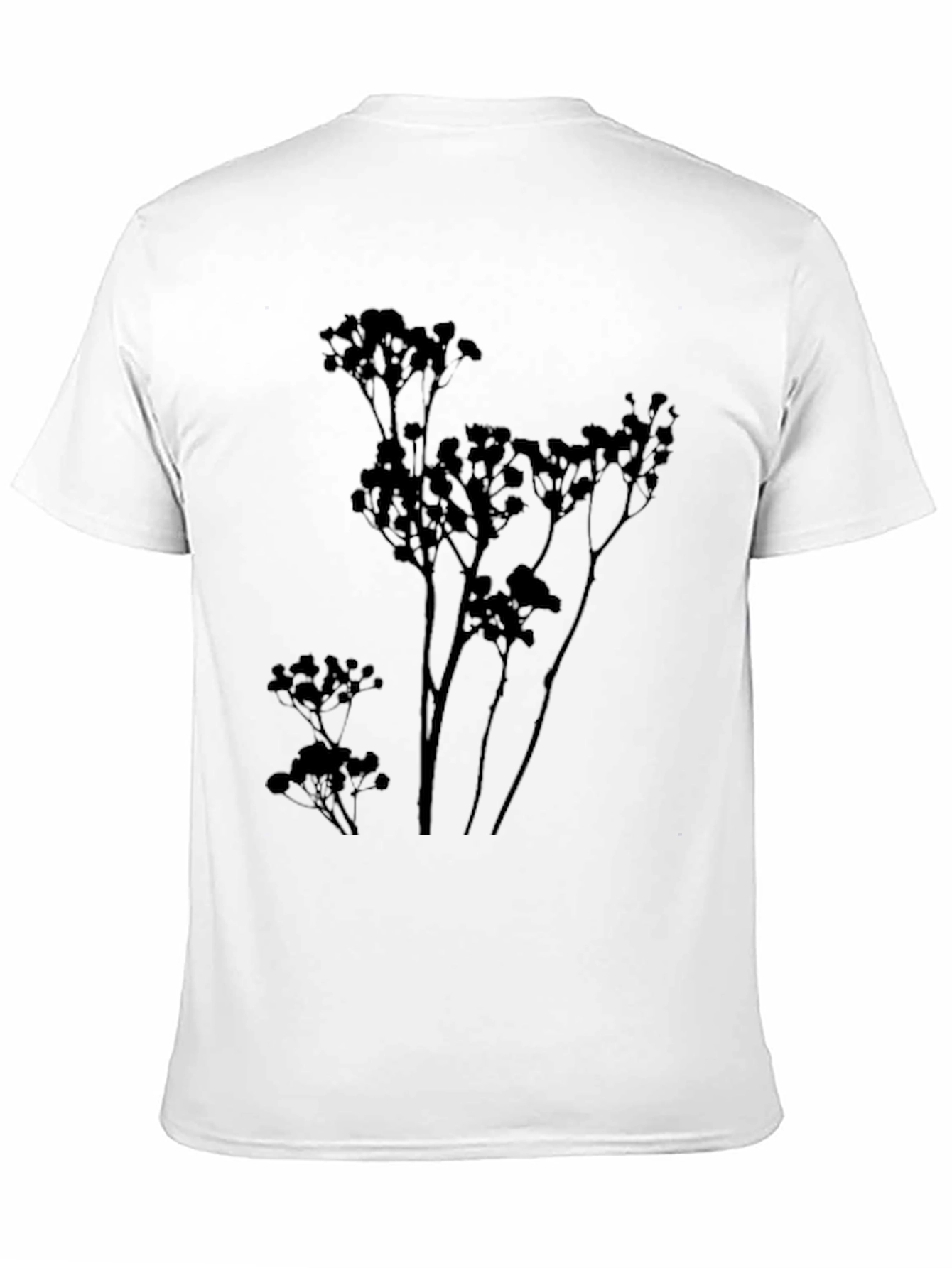 Botanical Silhouette Tee - Modern Graphic T-Shirt