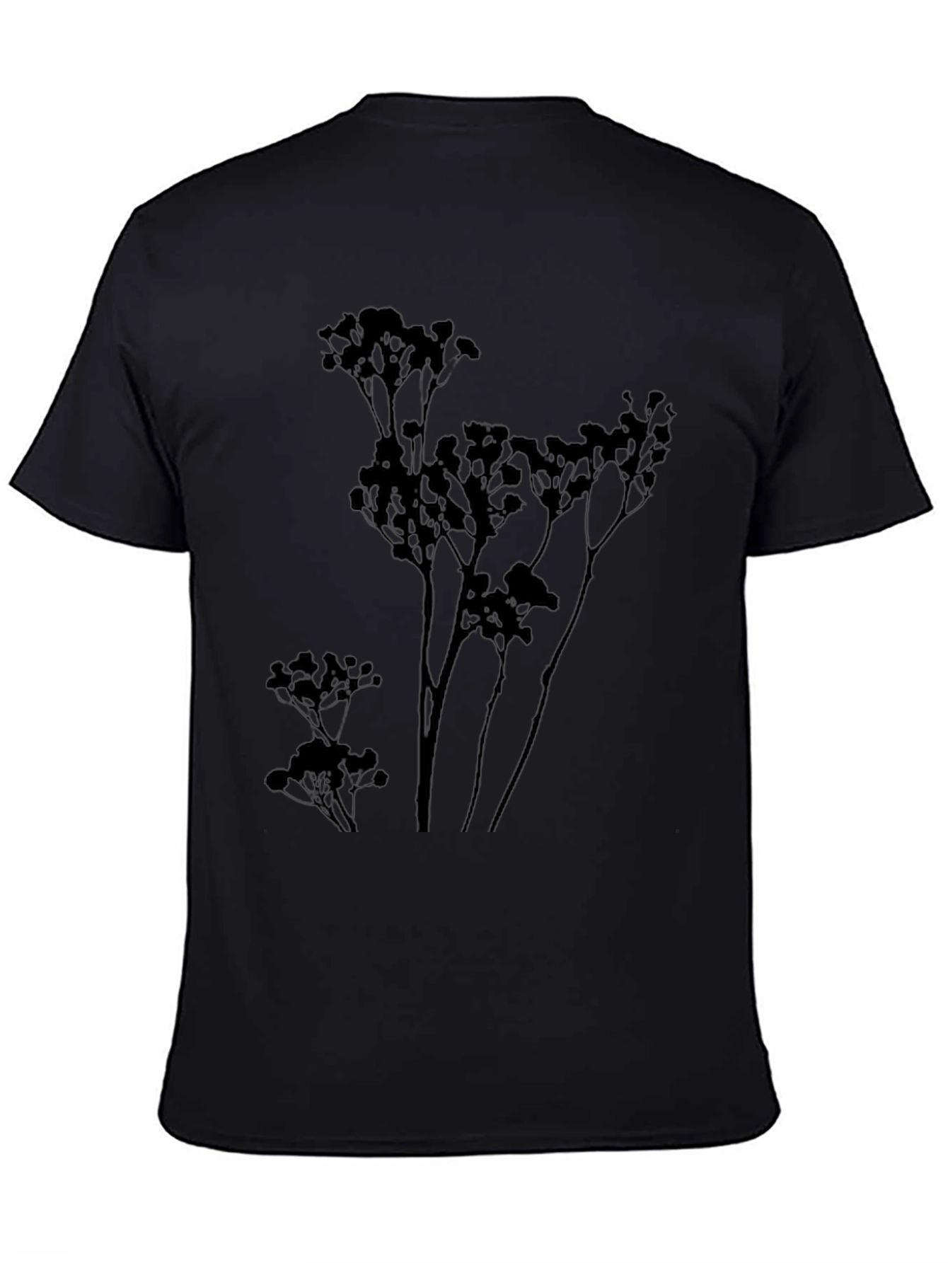 Botanical Silhouette Tee - Modern Graphic T-Shirt