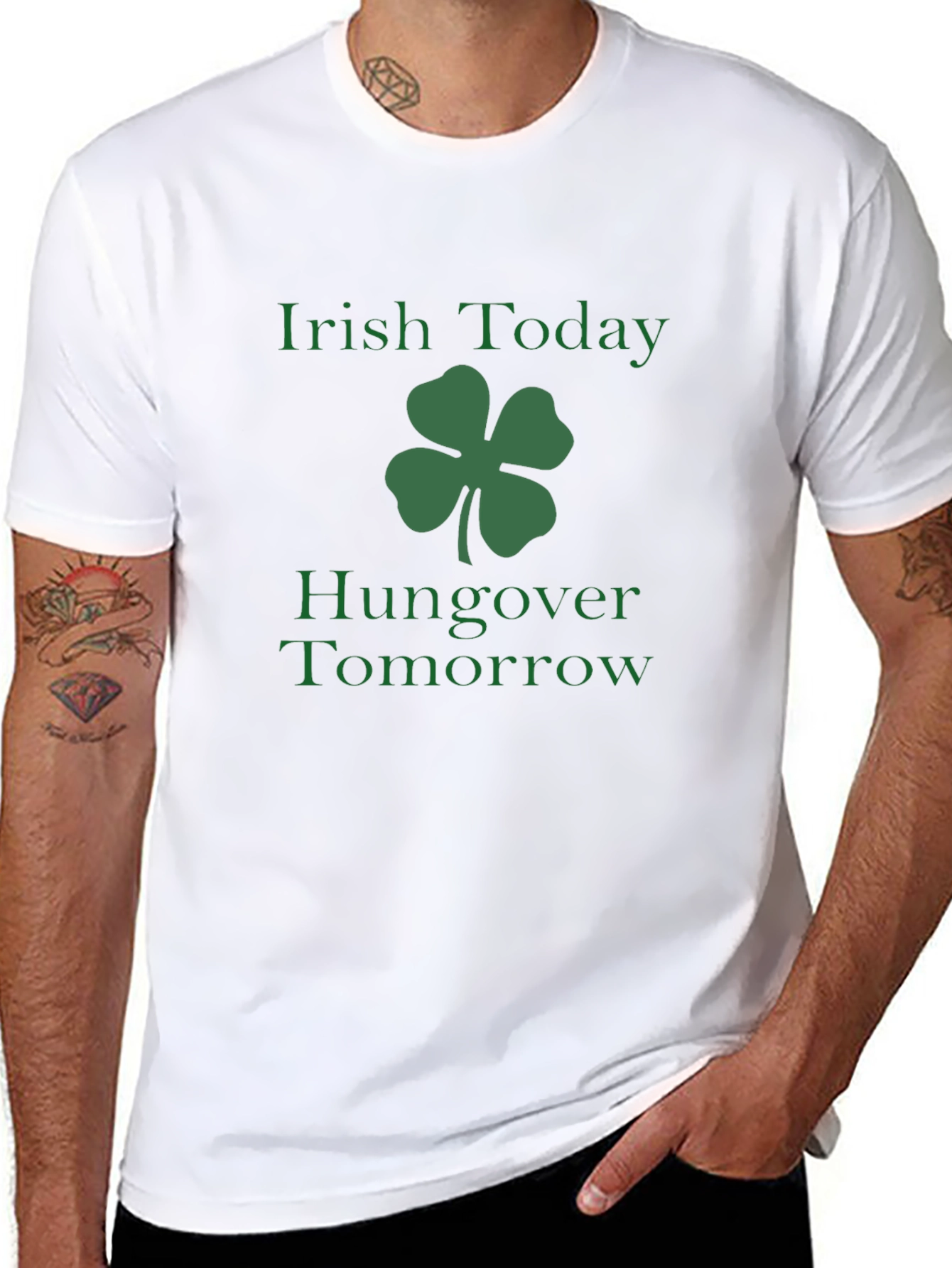 Irish Today Hangover Tomorrow St. Patricks Day Tee
