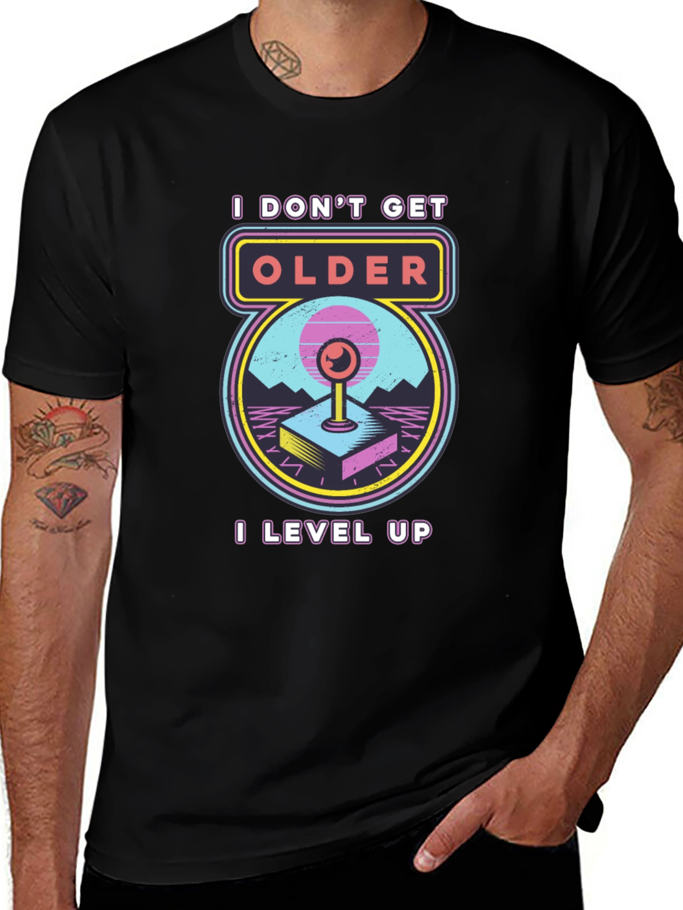 I Dont Get Older I Level Up Gaming T-Shirt