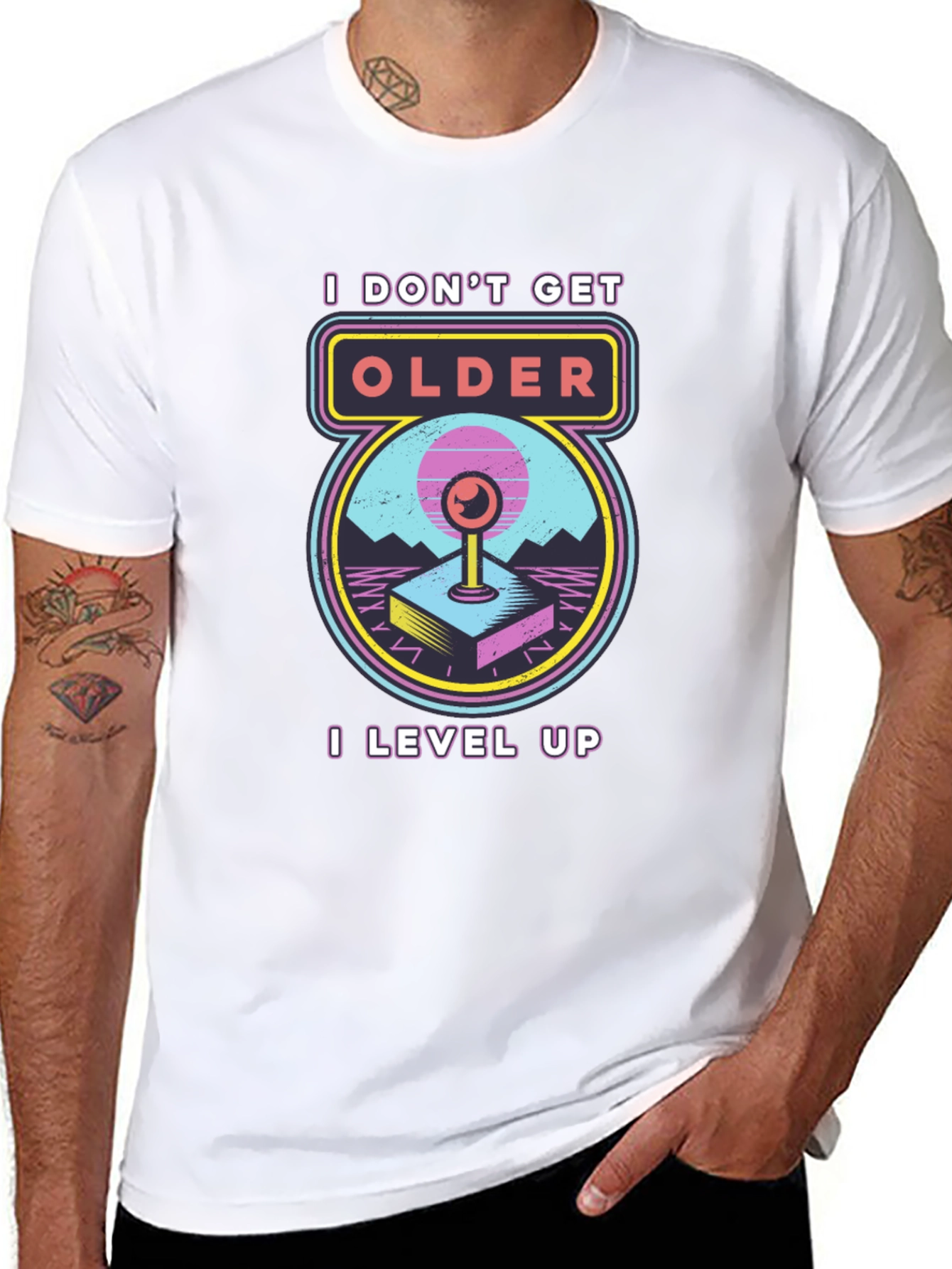 I Dont Get Older I Level Up Gaming T-Shirt