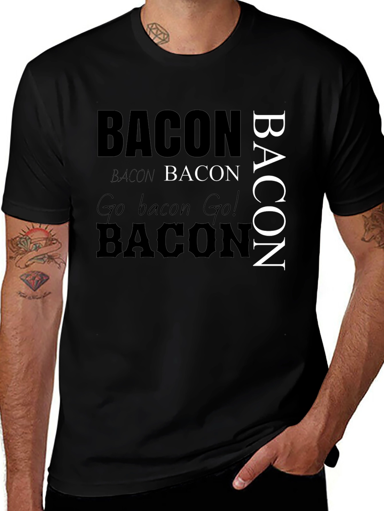 Bacon Lovers T-Shirt - Funny Graphic Tee