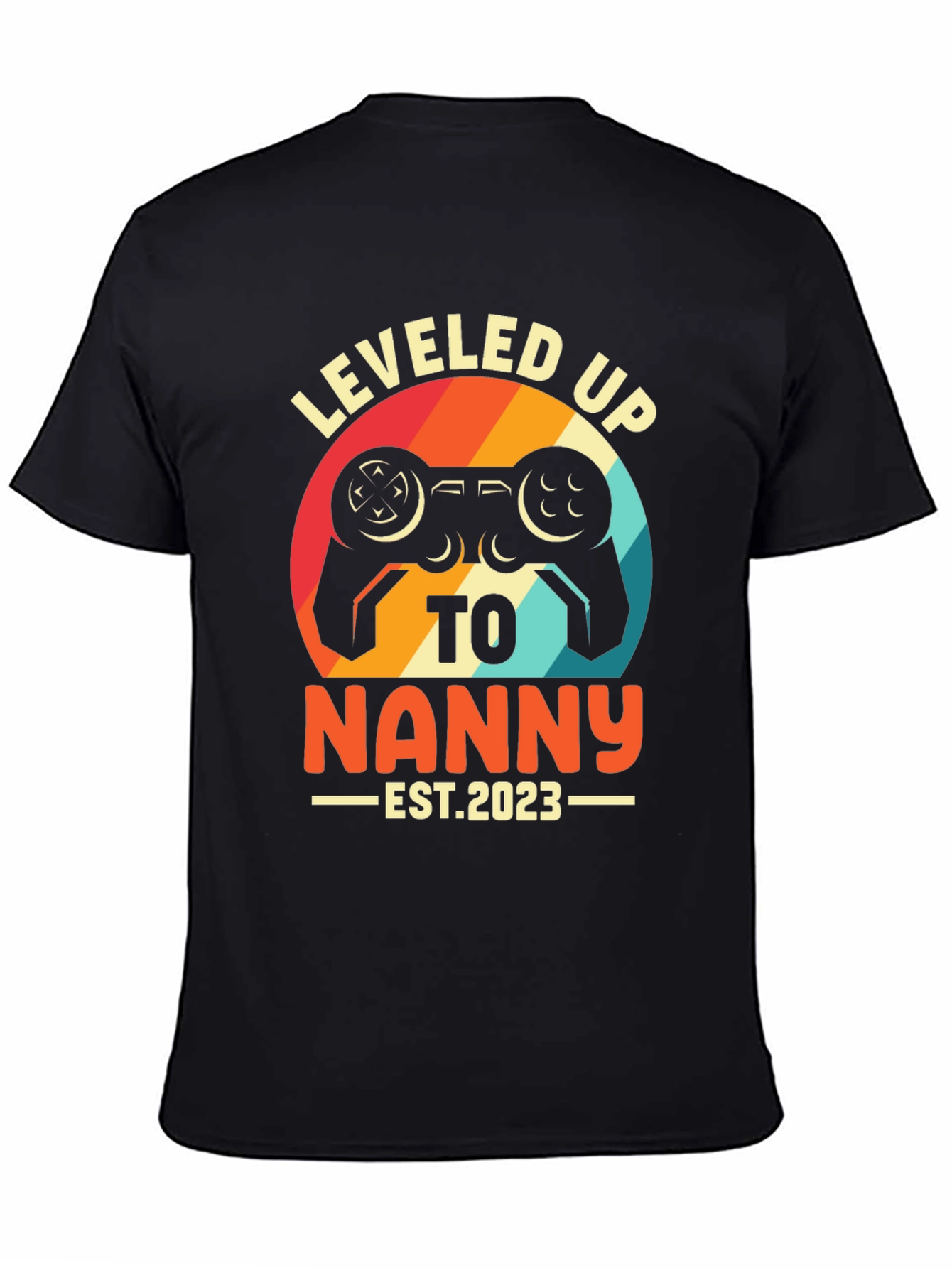 Leveled Up to Nanny 2023 T-Shirt