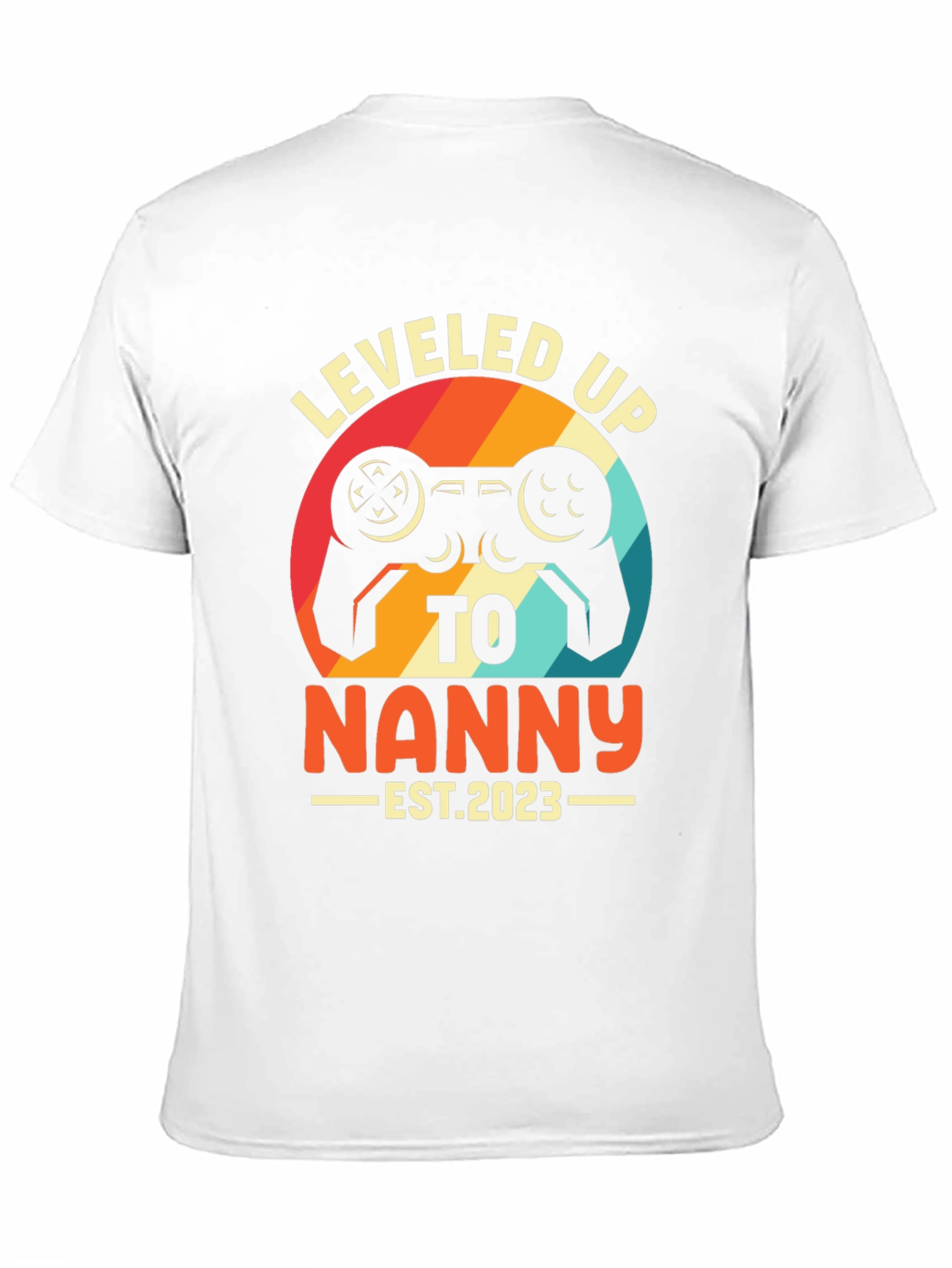 Leveled Up to Nanny 2023 T-Shirt
