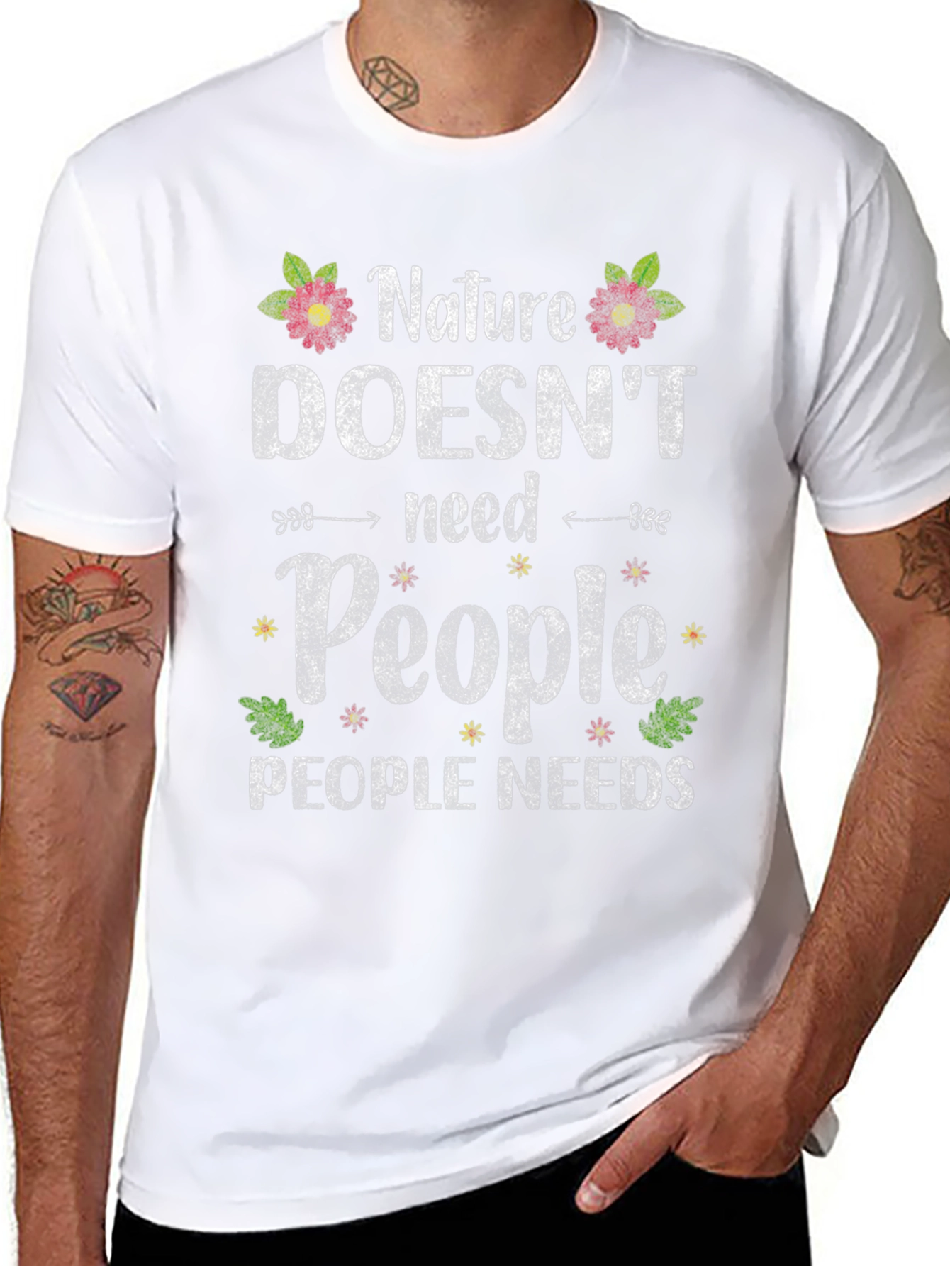 Nature Needs T-Shirt - Save the Planet Tee
