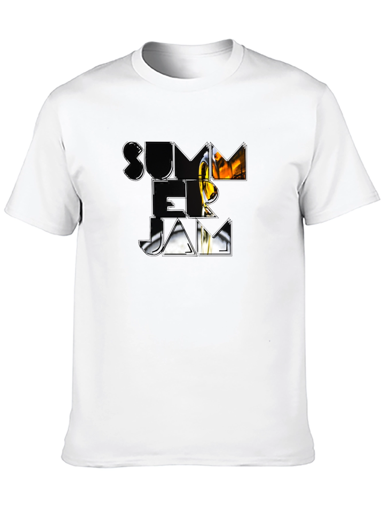 Summer Jam Graphic Black T-Shirt