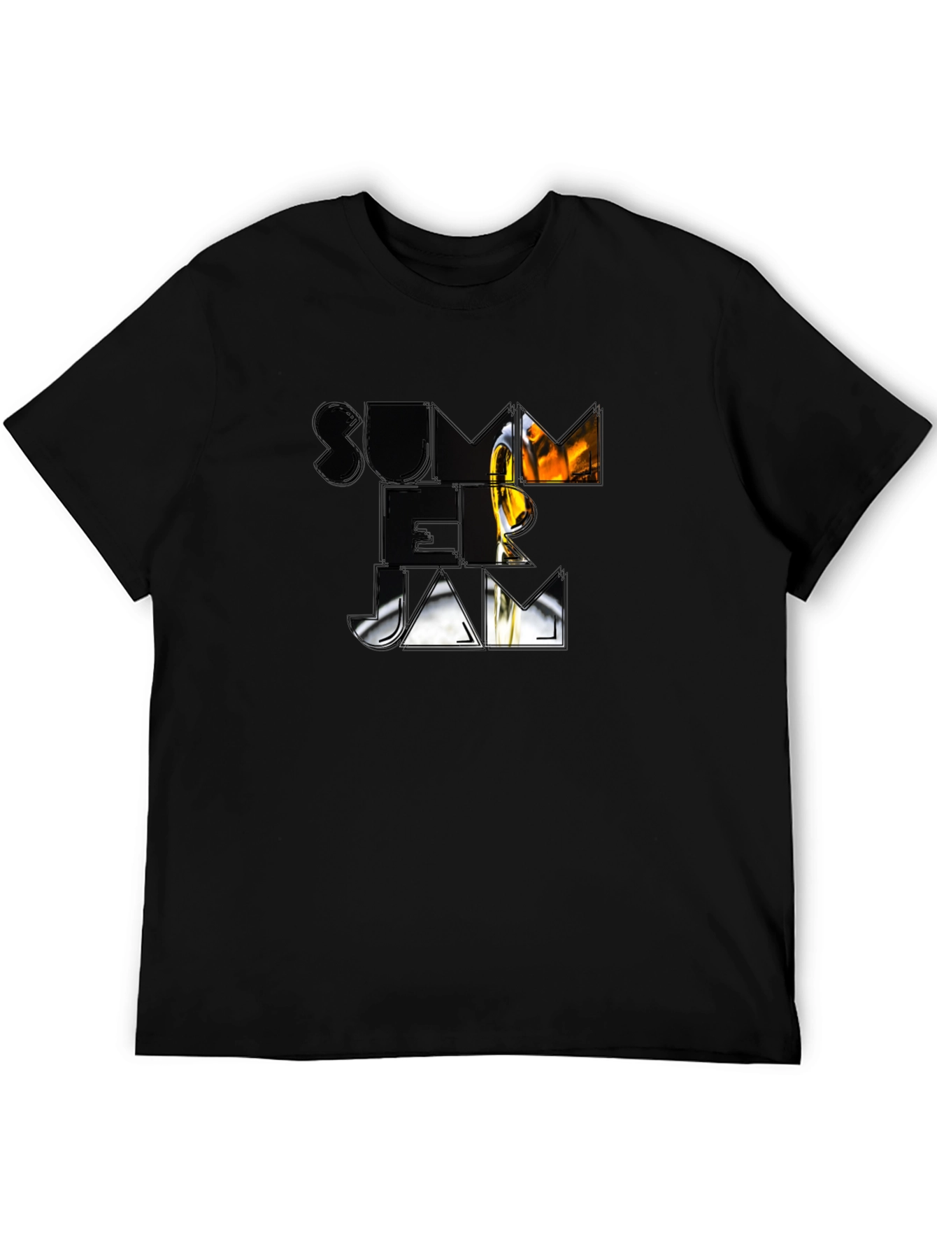 Summer Jam Graphic Black T-Shirt