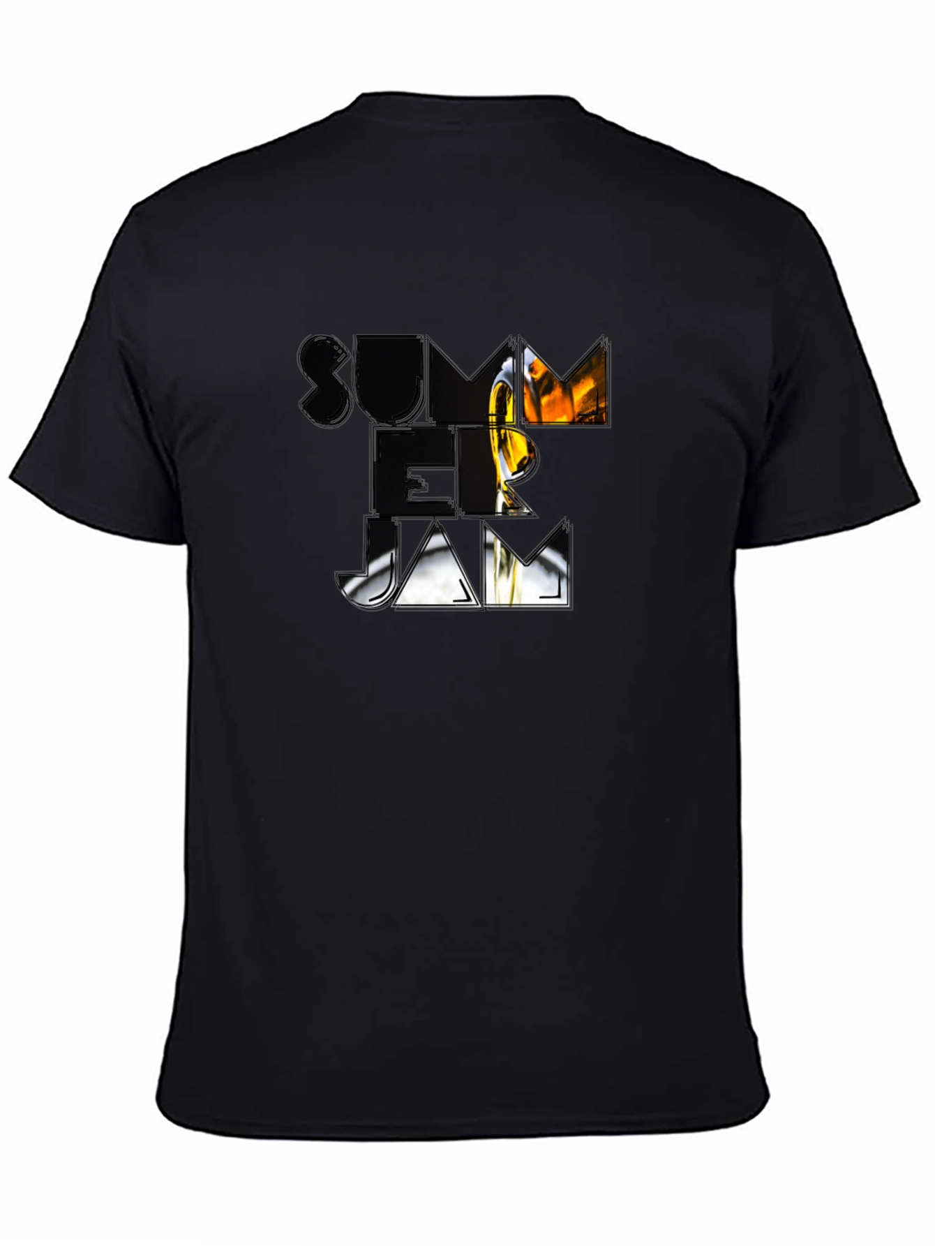 Summer Jam Graphic Black T-Shirt