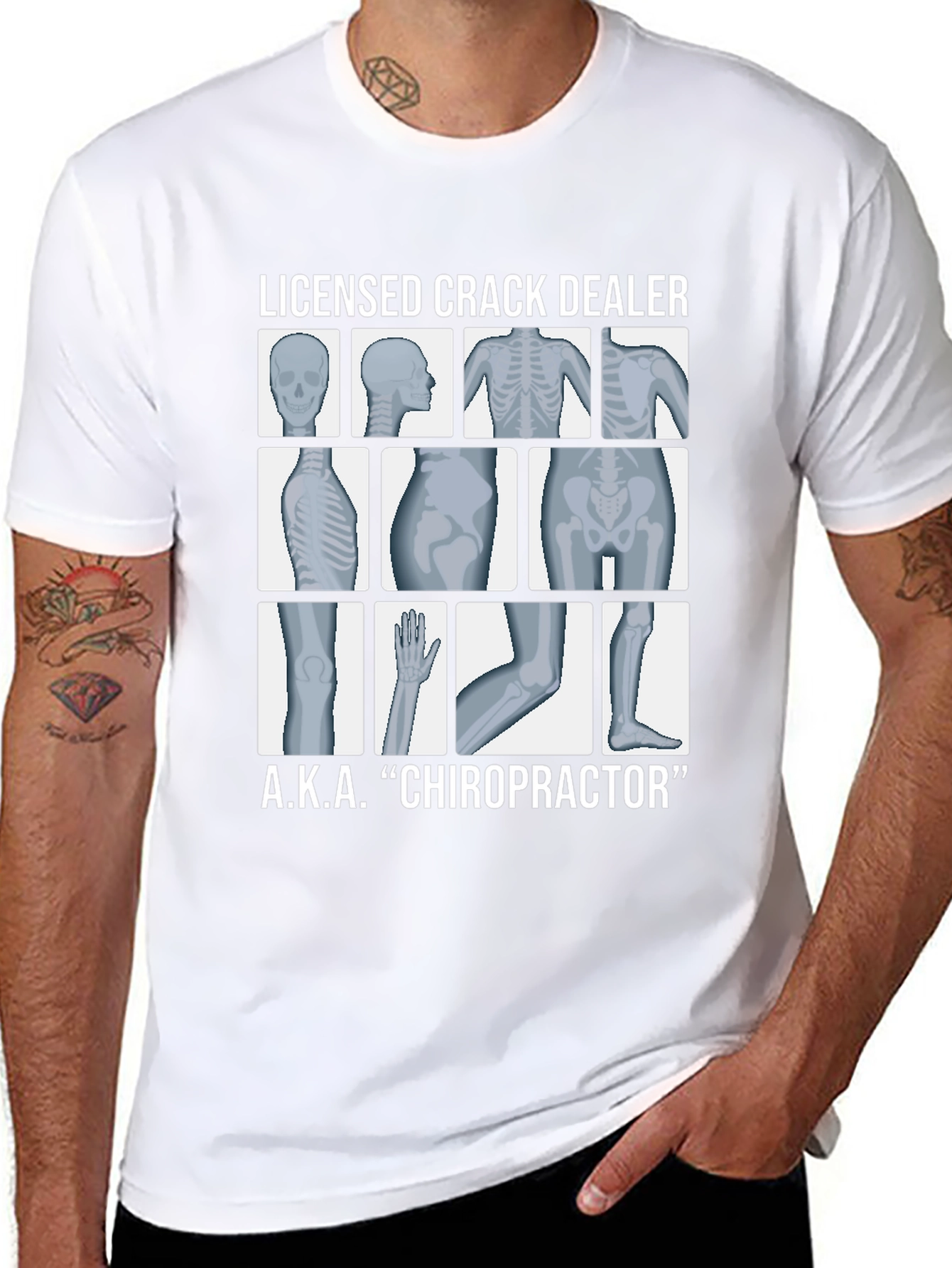 Licensed Crack Dealer Chiropractor T-Shirt
