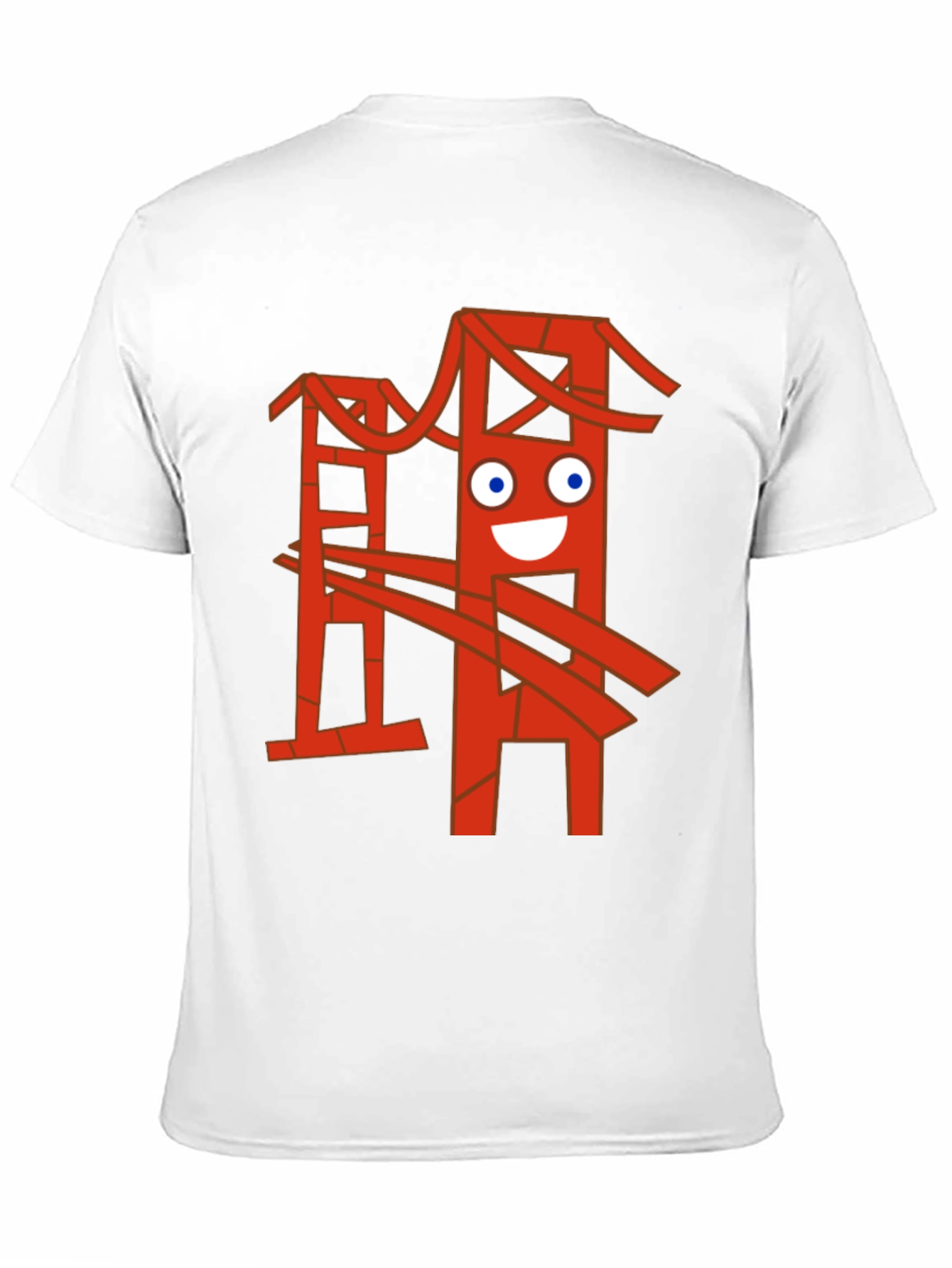 Funny Bridge Graphic T-Shirt - Black