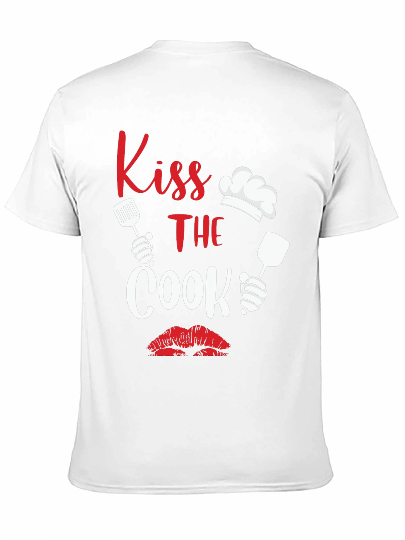 Kiss the Cook Graphic Tee Novelty Cooking Shirt