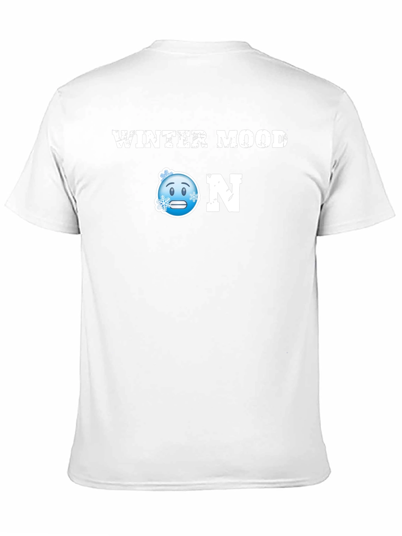 Winter Mood ON Black T-Shirt