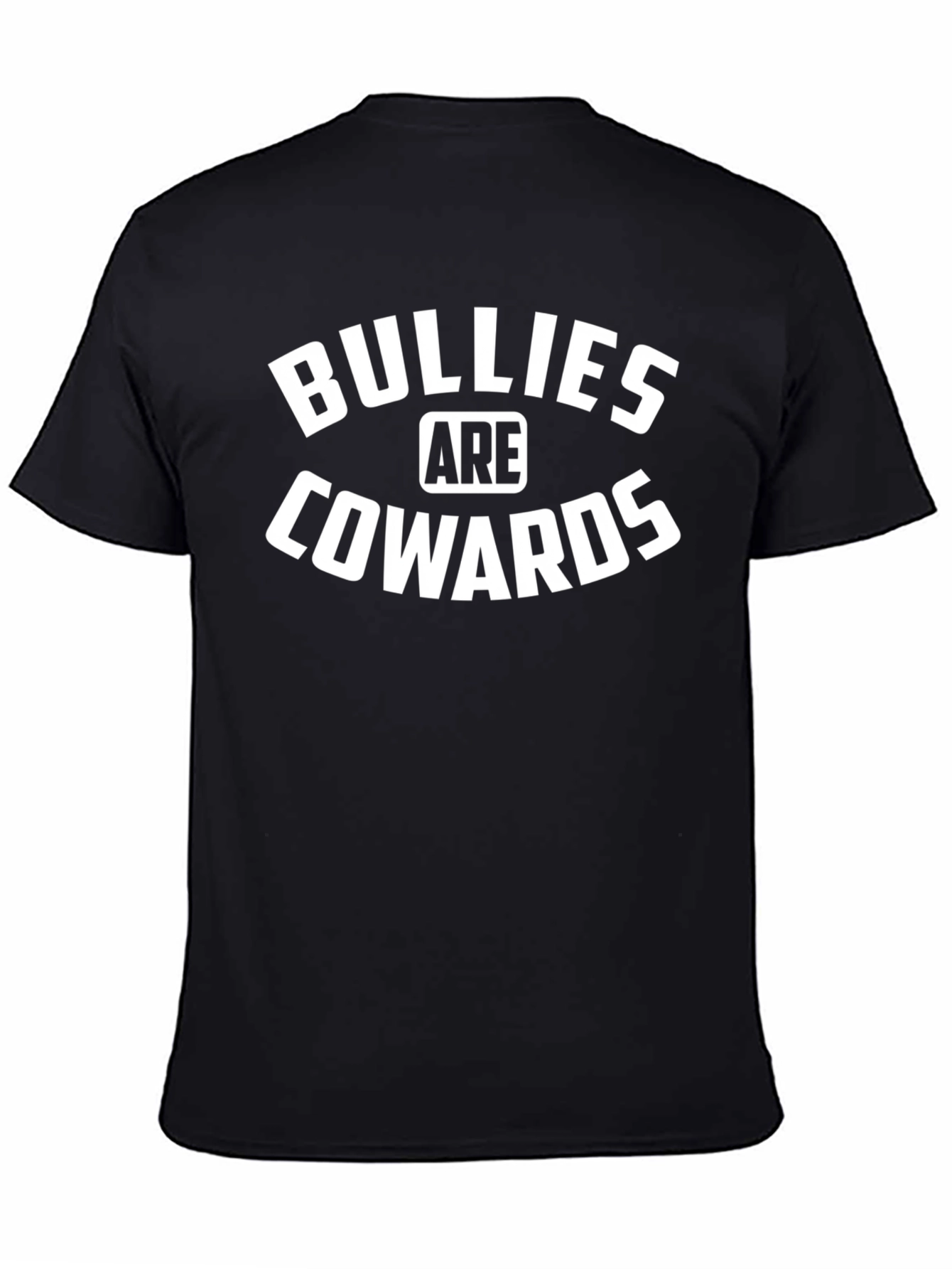 Bullies Are Cowards Graphic Tee - Black