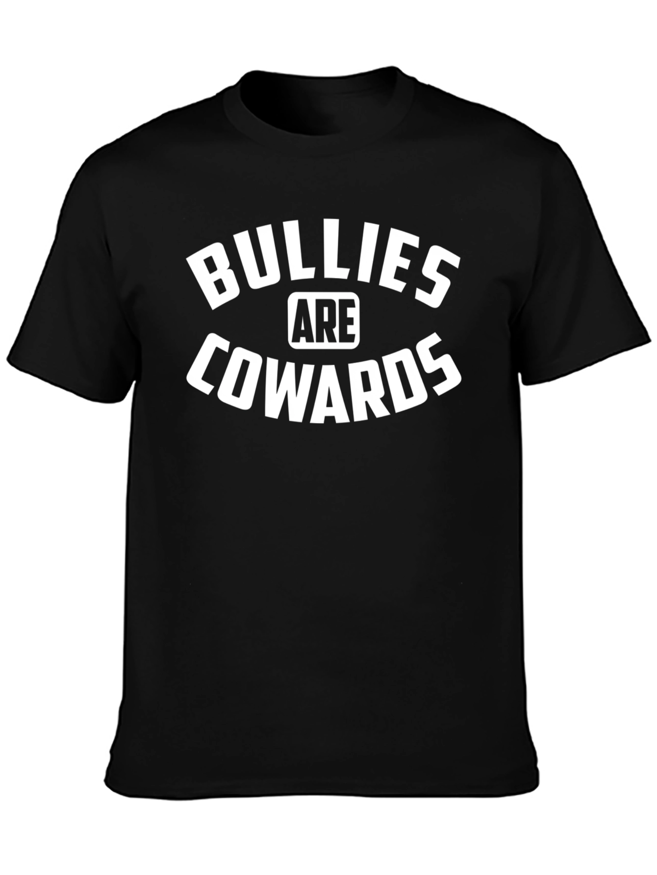 Bullies Are Cowards Graphic Tee - Black