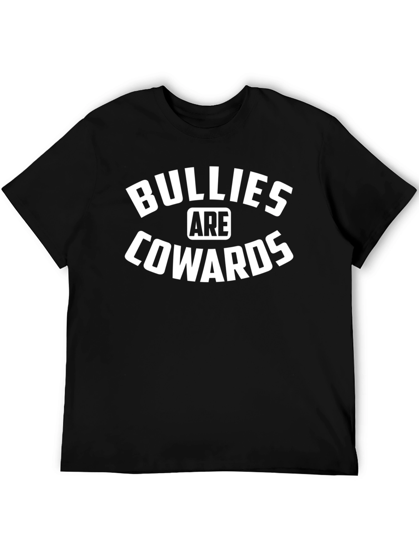Bullies Are Cowards Graphic Tee - Black