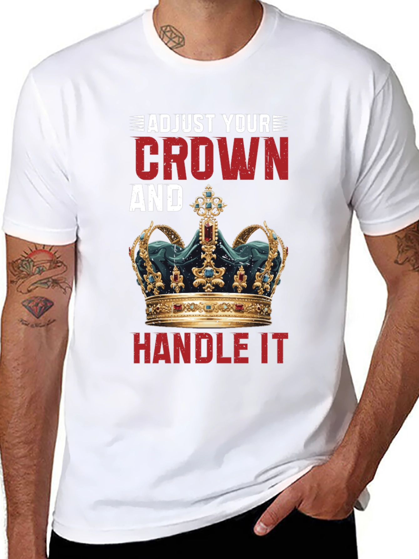 Adjust Your Crown Graphic Tee