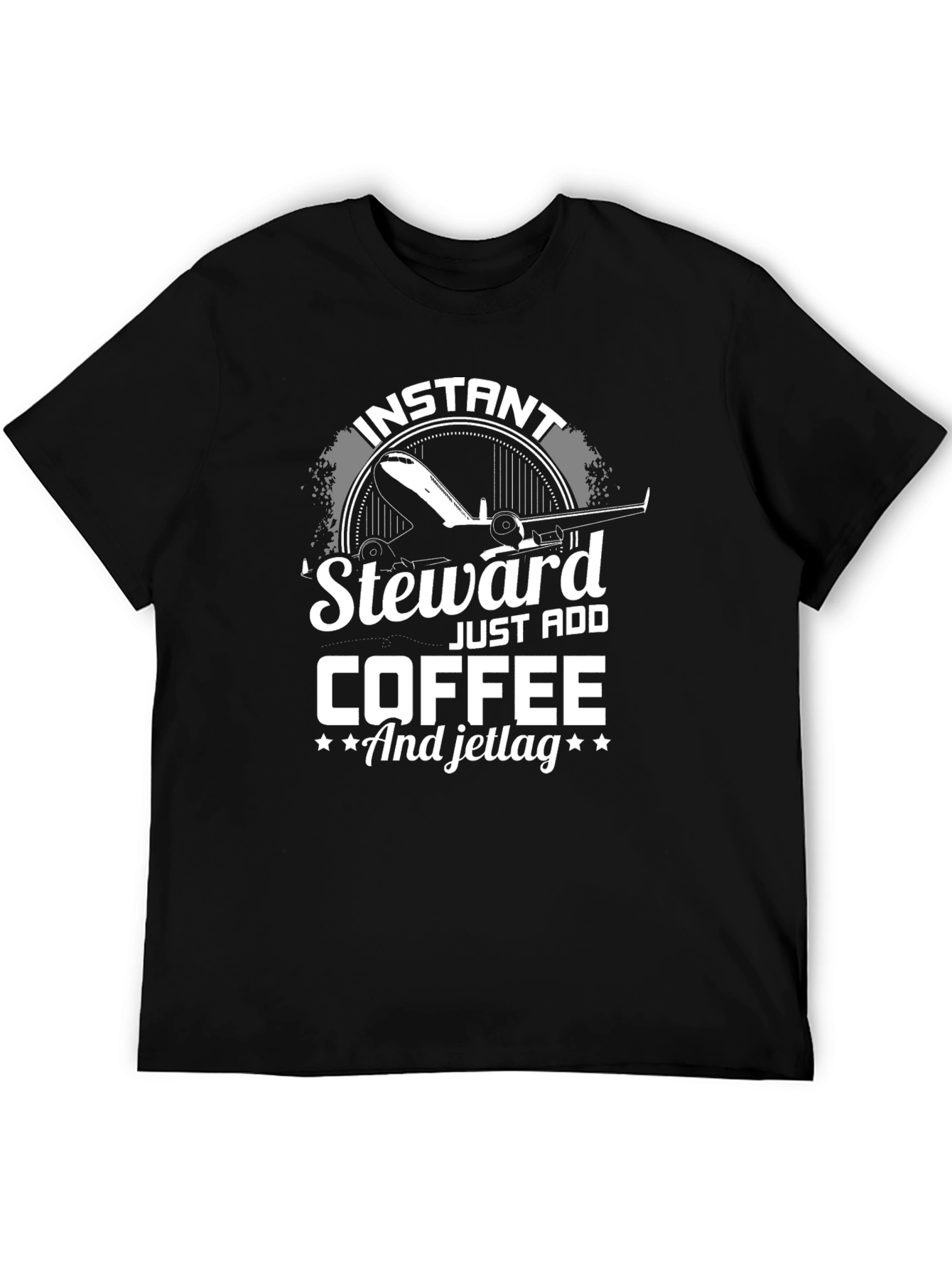 Instant Steward Add Coffee Jetlag T-Shirt