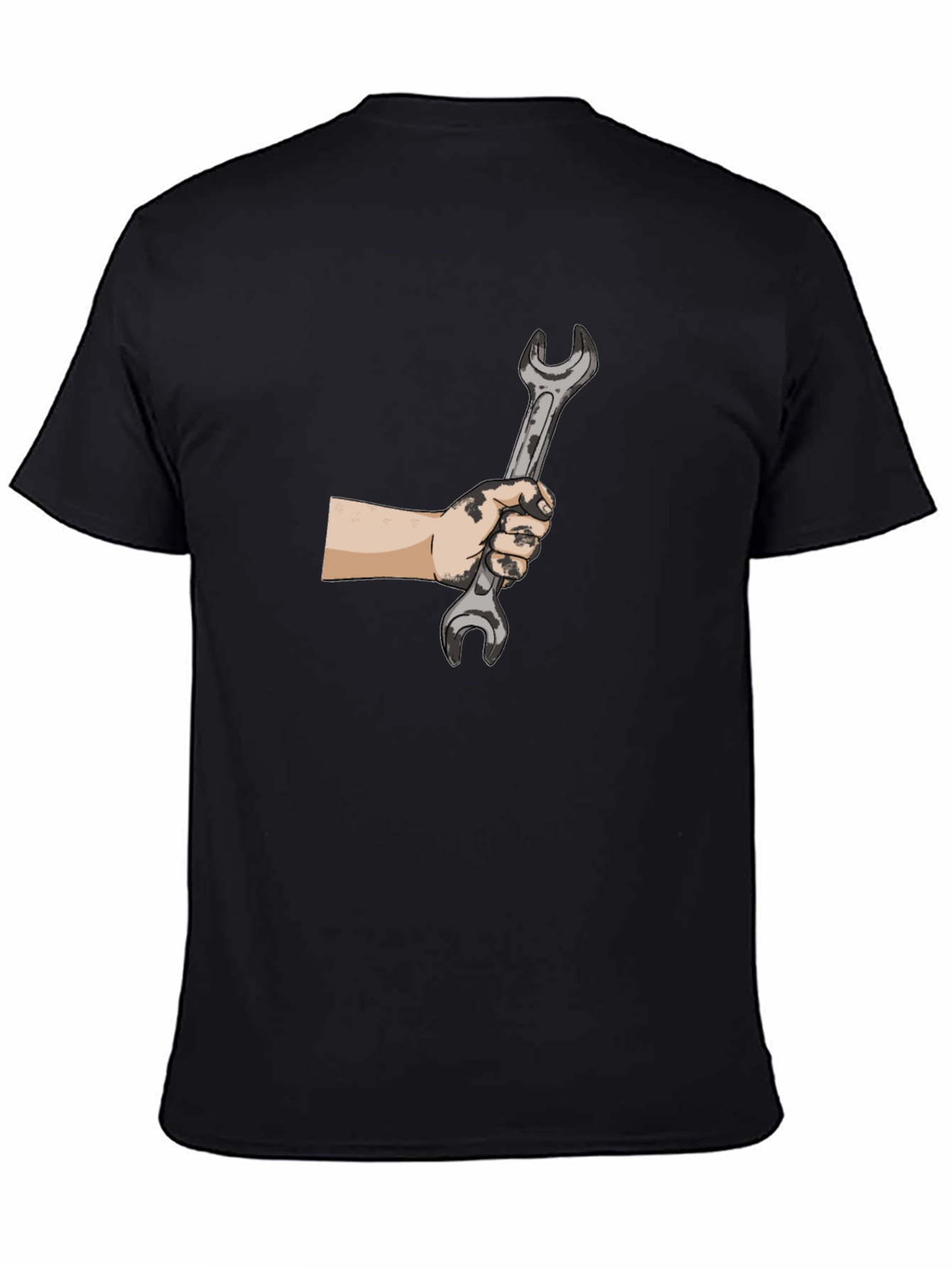 Mechanics Wrench Graphic Tee - Black