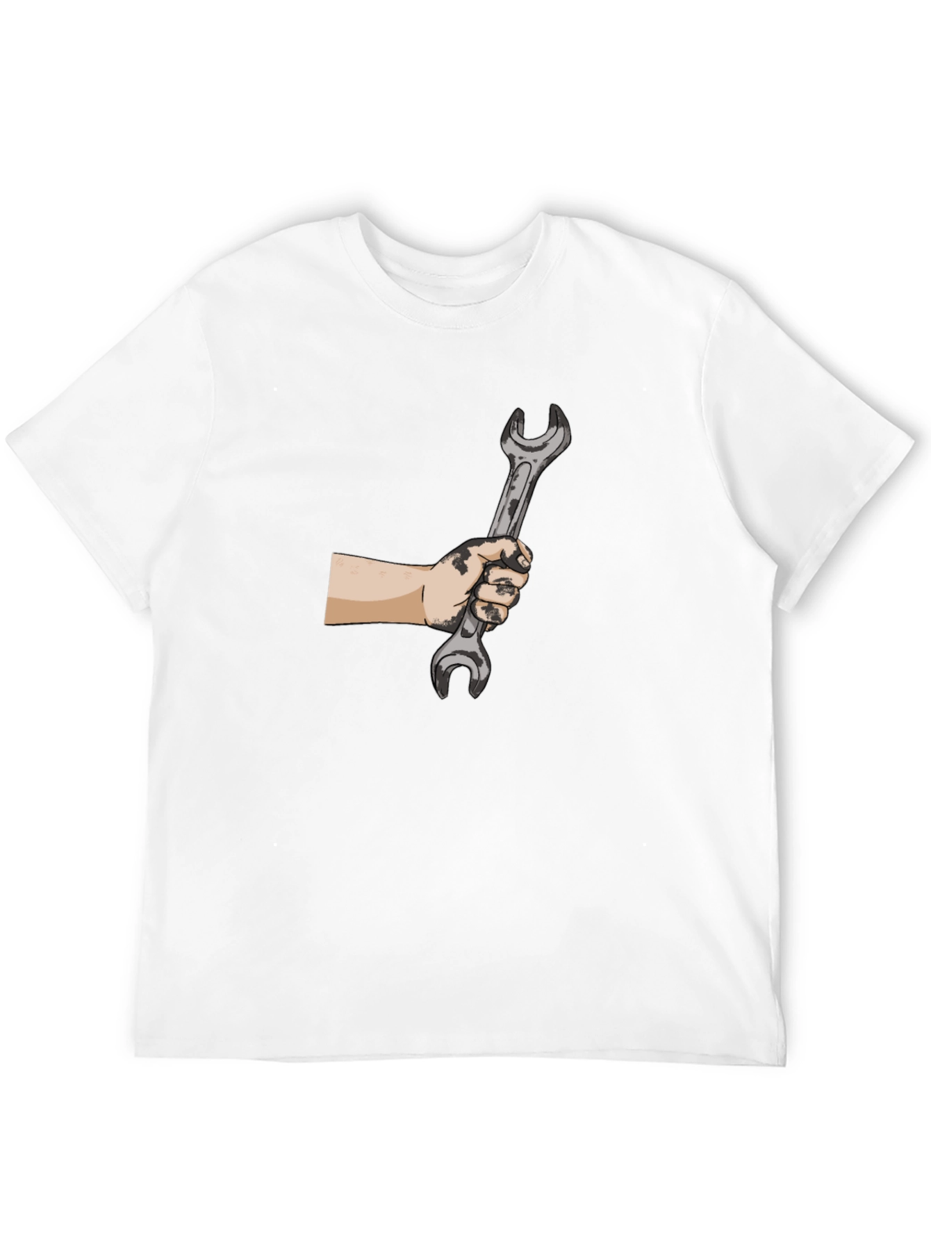 Mechanics Wrench Graphic Tee - Black