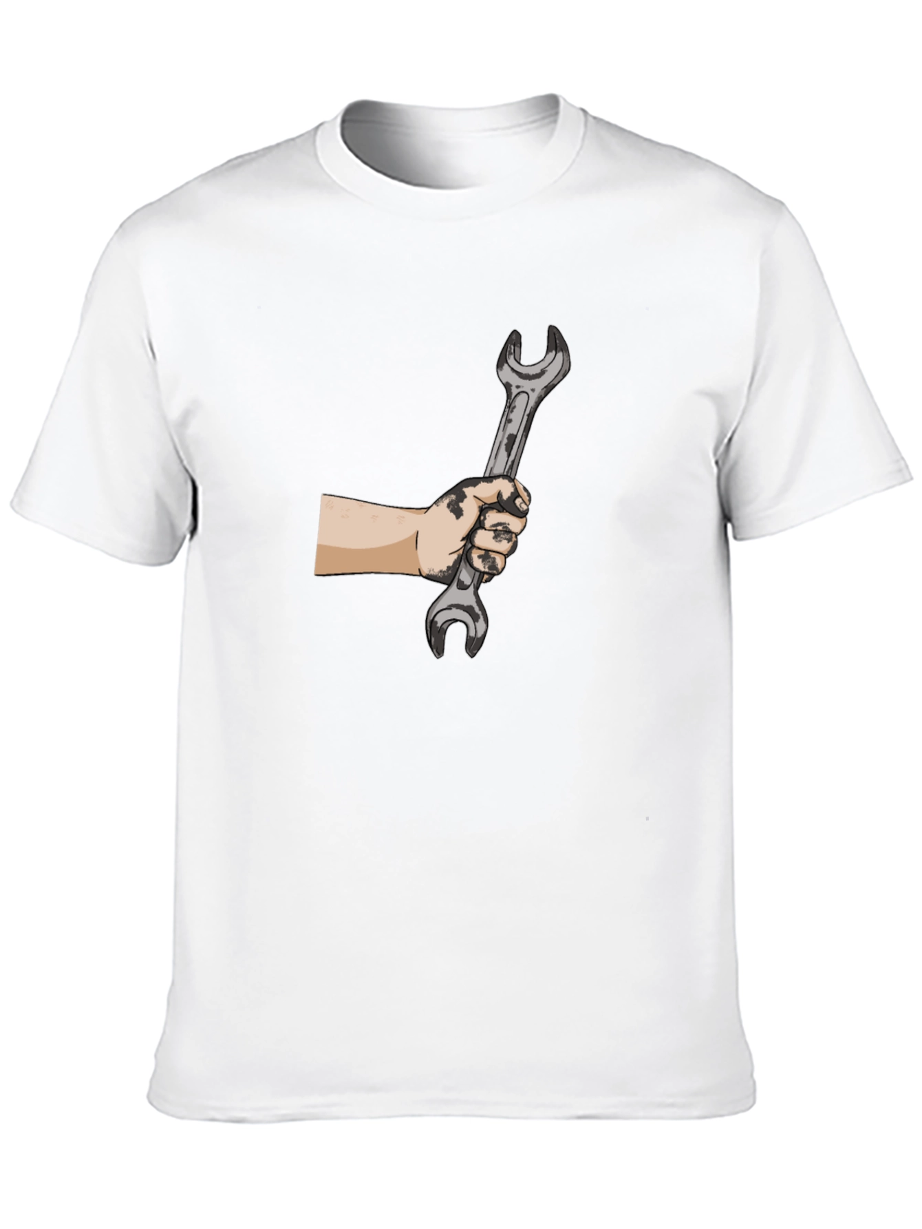Mechanics Wrench Graphic Tee - Black