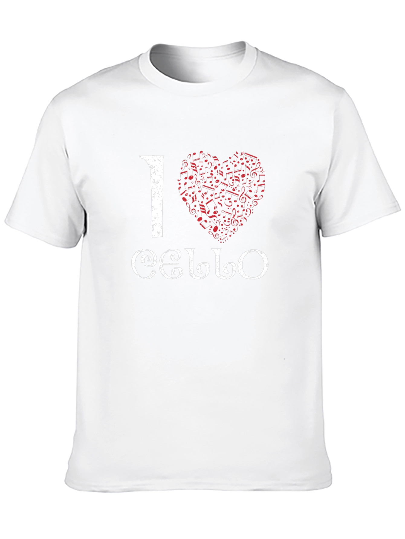 I Heart Cello Black T-Shirt