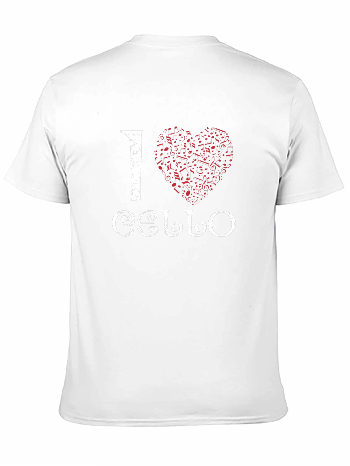 I Heart Cello Black T-Shirt