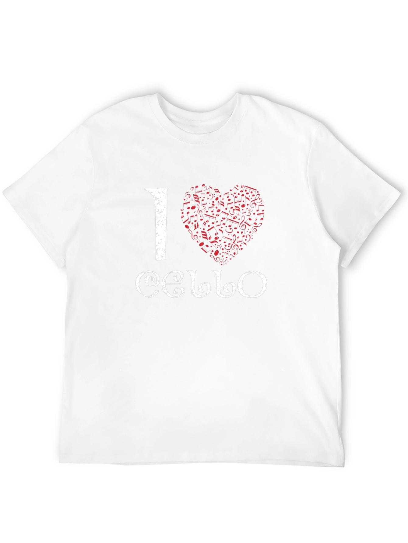 I Heart Cello Black T-Shirt