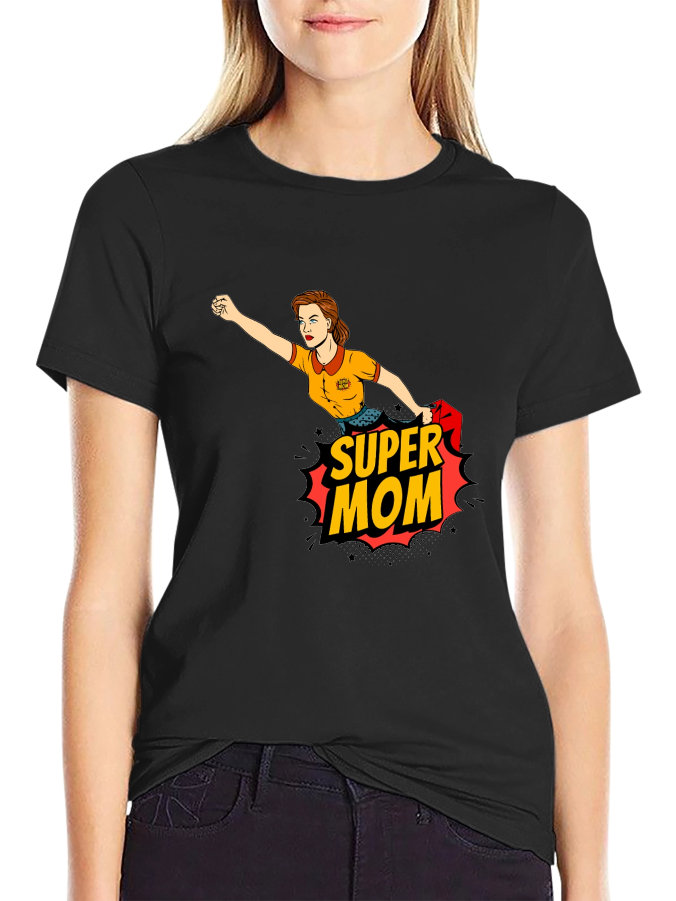 Super Mom Graphic T-Shirt
