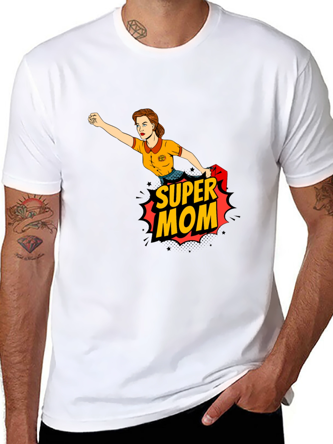 Super Mom Graphic T-Shirt